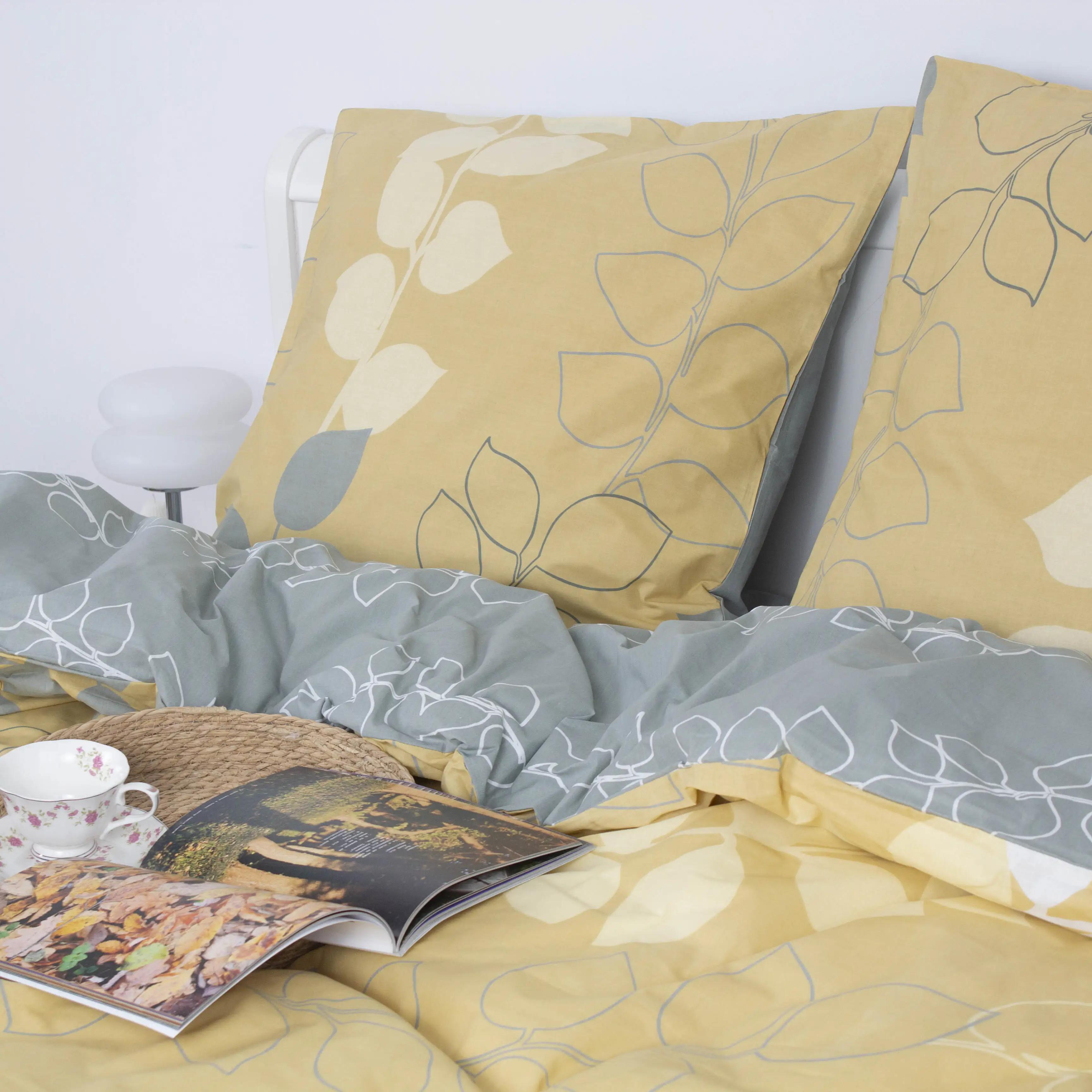 Комплект постільної білизни ТЕП "Soft dreams" Grey Leaf, полуторна - Фото 6