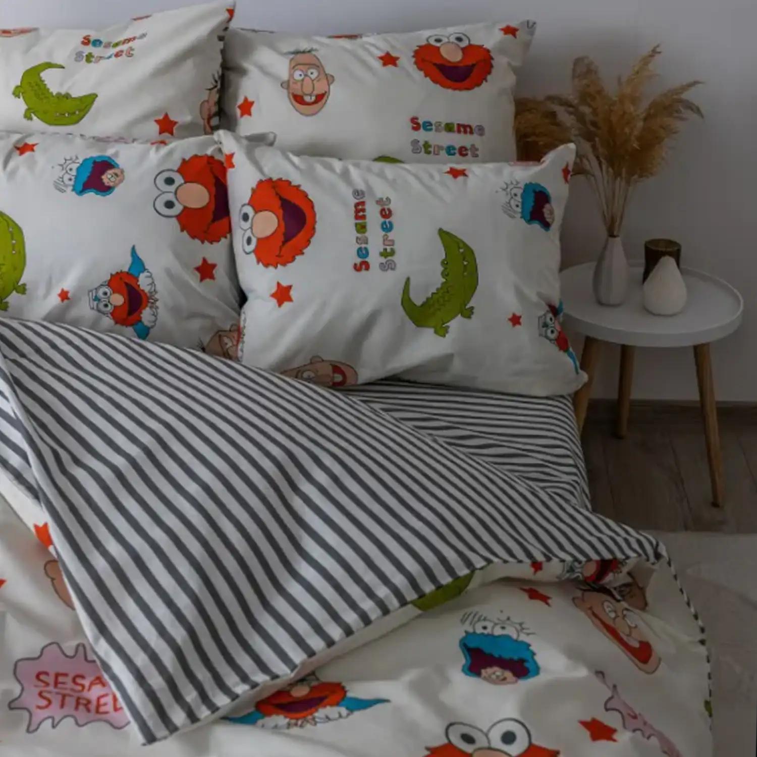 Постільна білизна ТЕП "Soft dreams" Sesame Faces, 70x70, полуторна - Фото 3