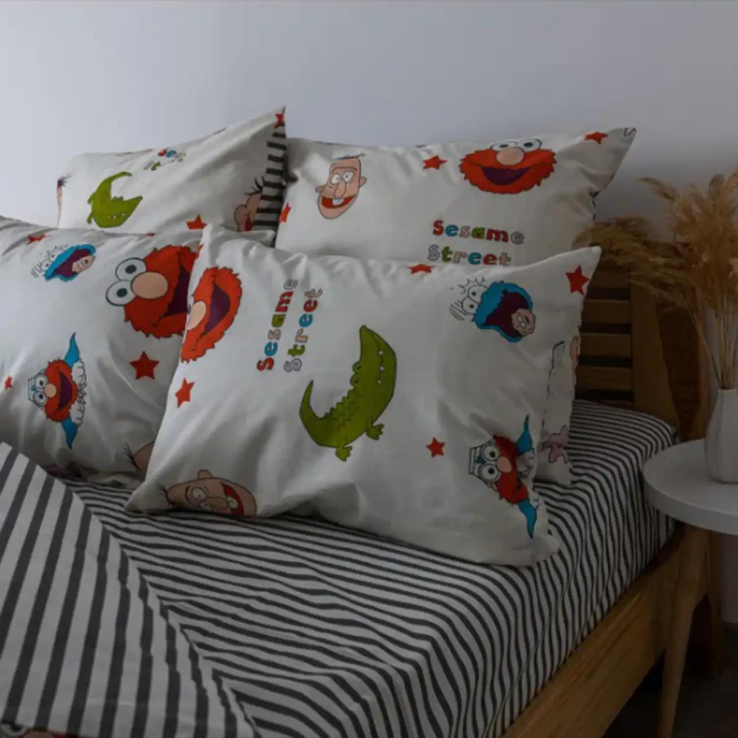 Постільна білизна ТЕП "Soft dreams" Sesame Faces, 70x70, полуторна - Фото 4