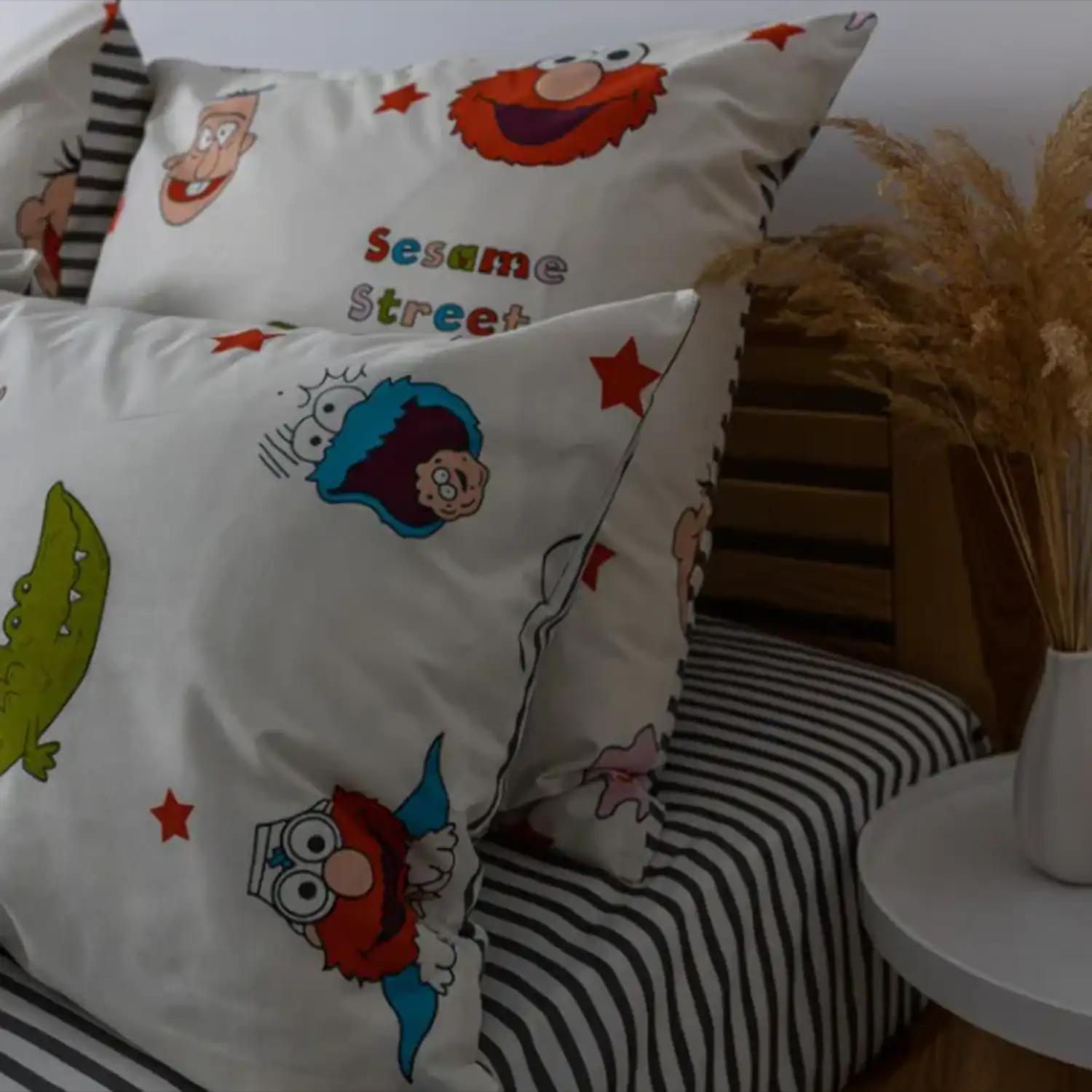 Постільна білизна ТЕП "Soft dreams" Sesame Faces, 70x70, полуторна - Фото 5