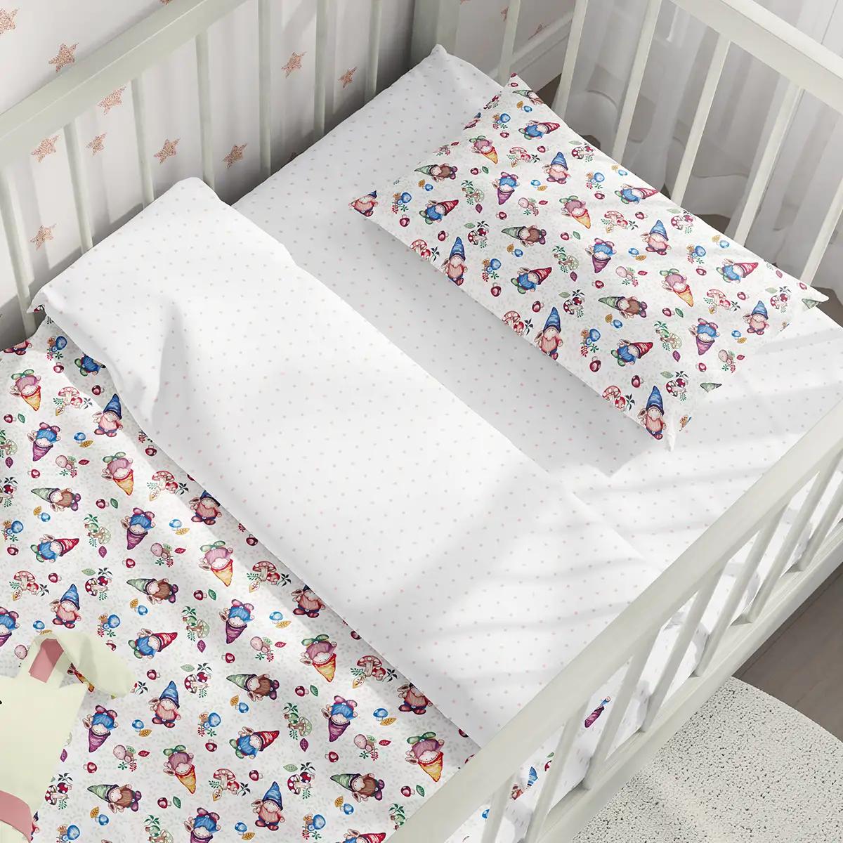 Bedding Sets "TEPIK" age: 1-3 years Veseli gnomi, baby - Photo 2
