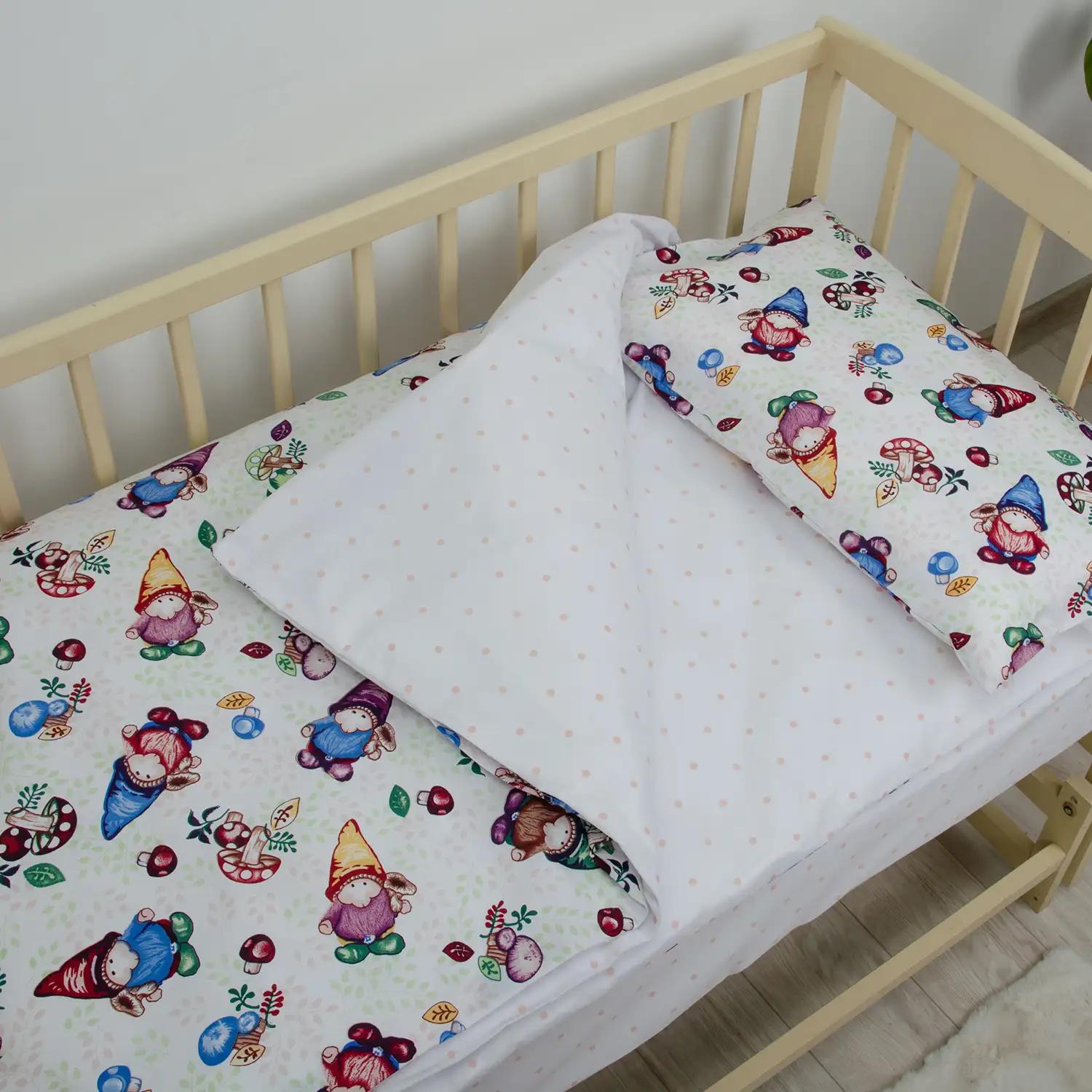 Bedding Sets "TEPIK" age: 1-3 years Veseli gnomi, baby - Photo 3