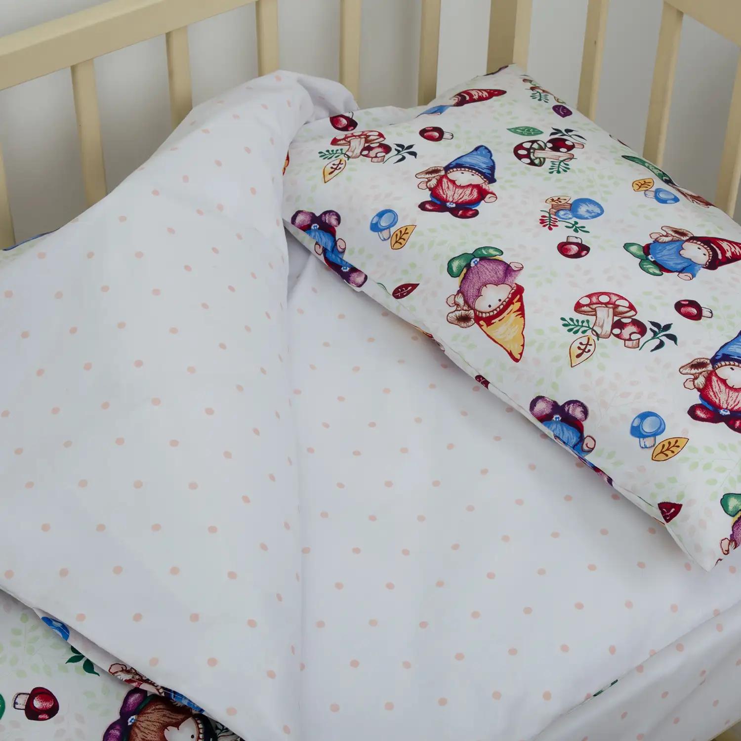 Bedding Sets "TEPIK" age: 1-3 years Veseli gnomi, baby - Photo 4