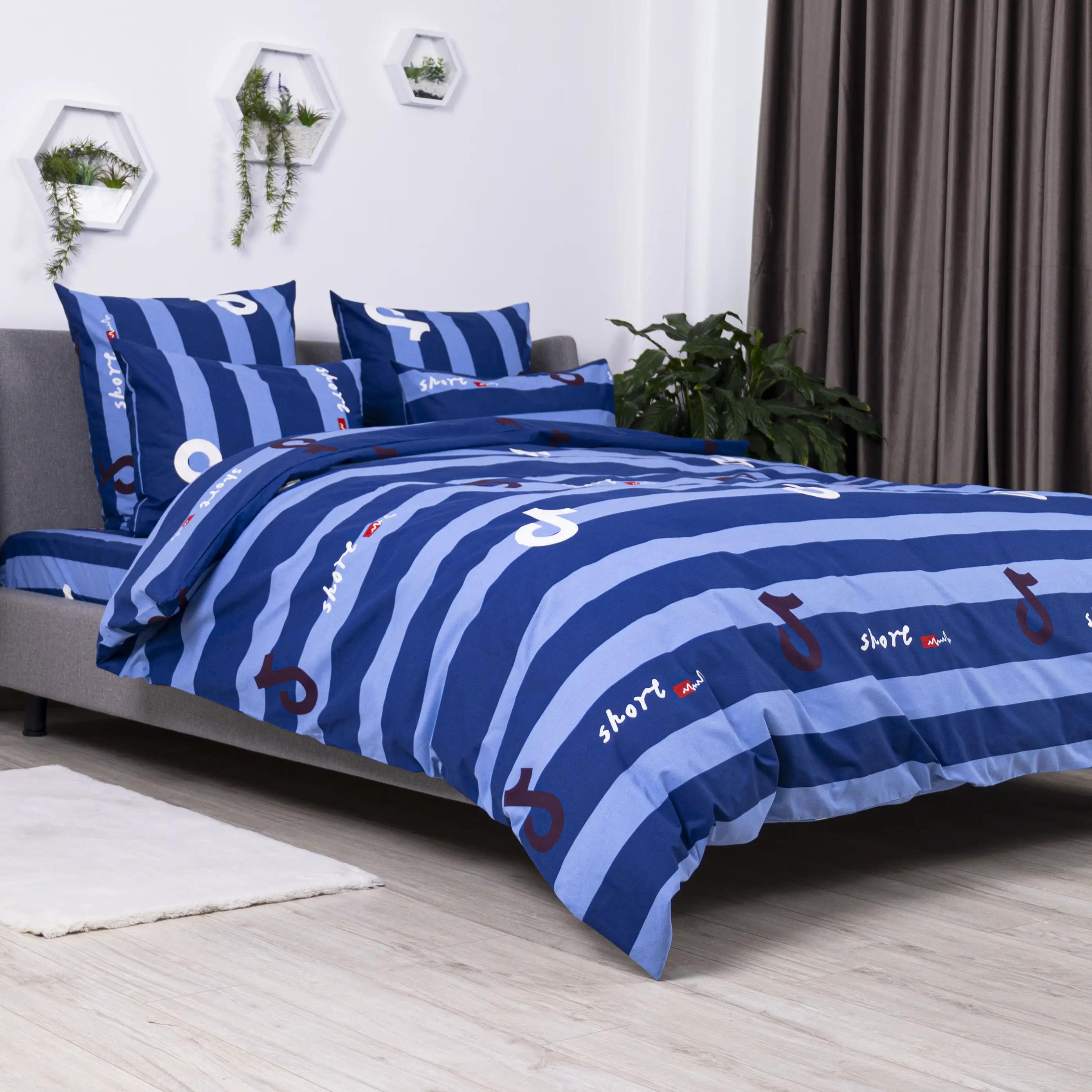 Постельное белье ТЕП "Soft dreams" Line Blue, 70x70, евро - Фото 4