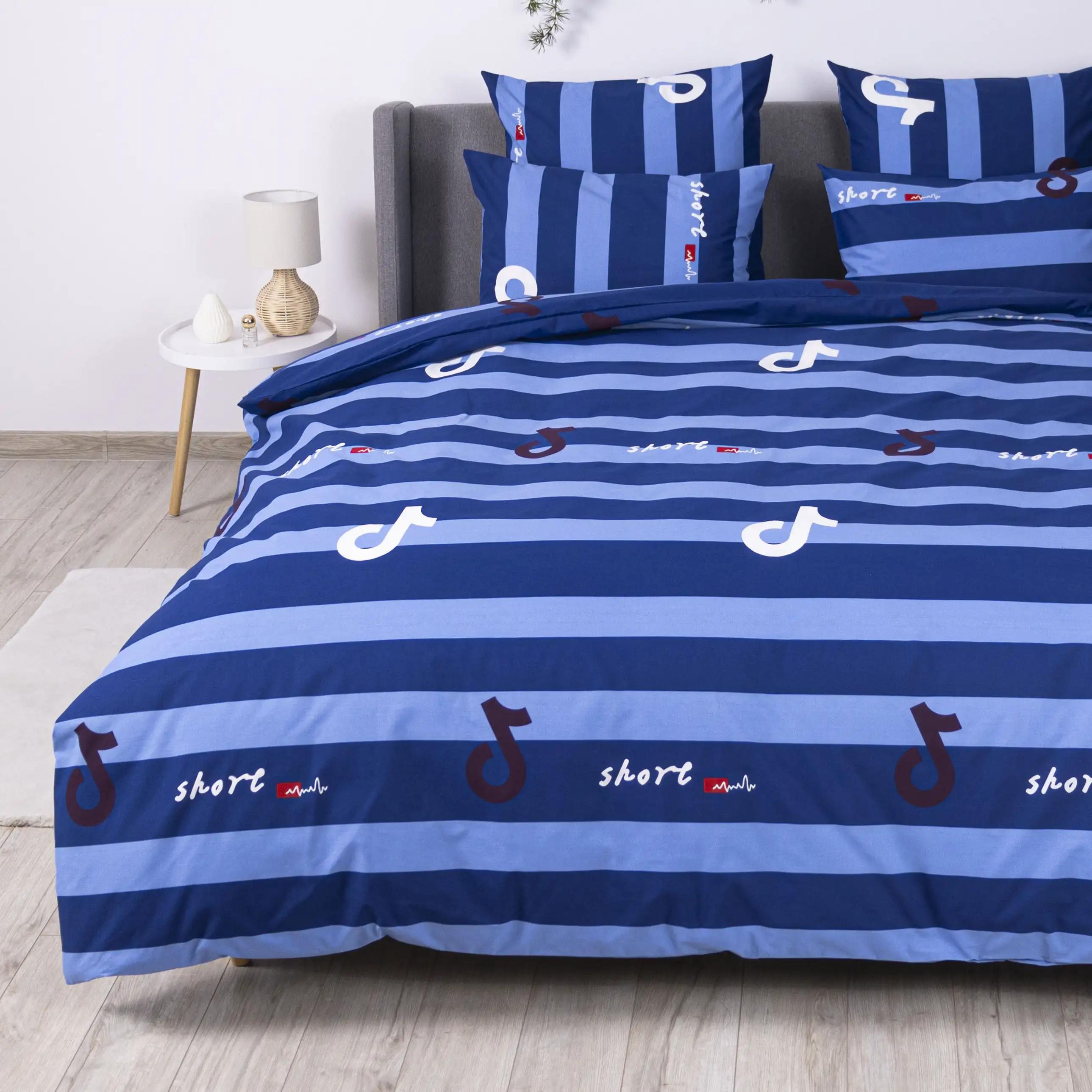 Постельное белье ТЕП "Soft dreams" Line Blue, 70x70, евро - Фото 6