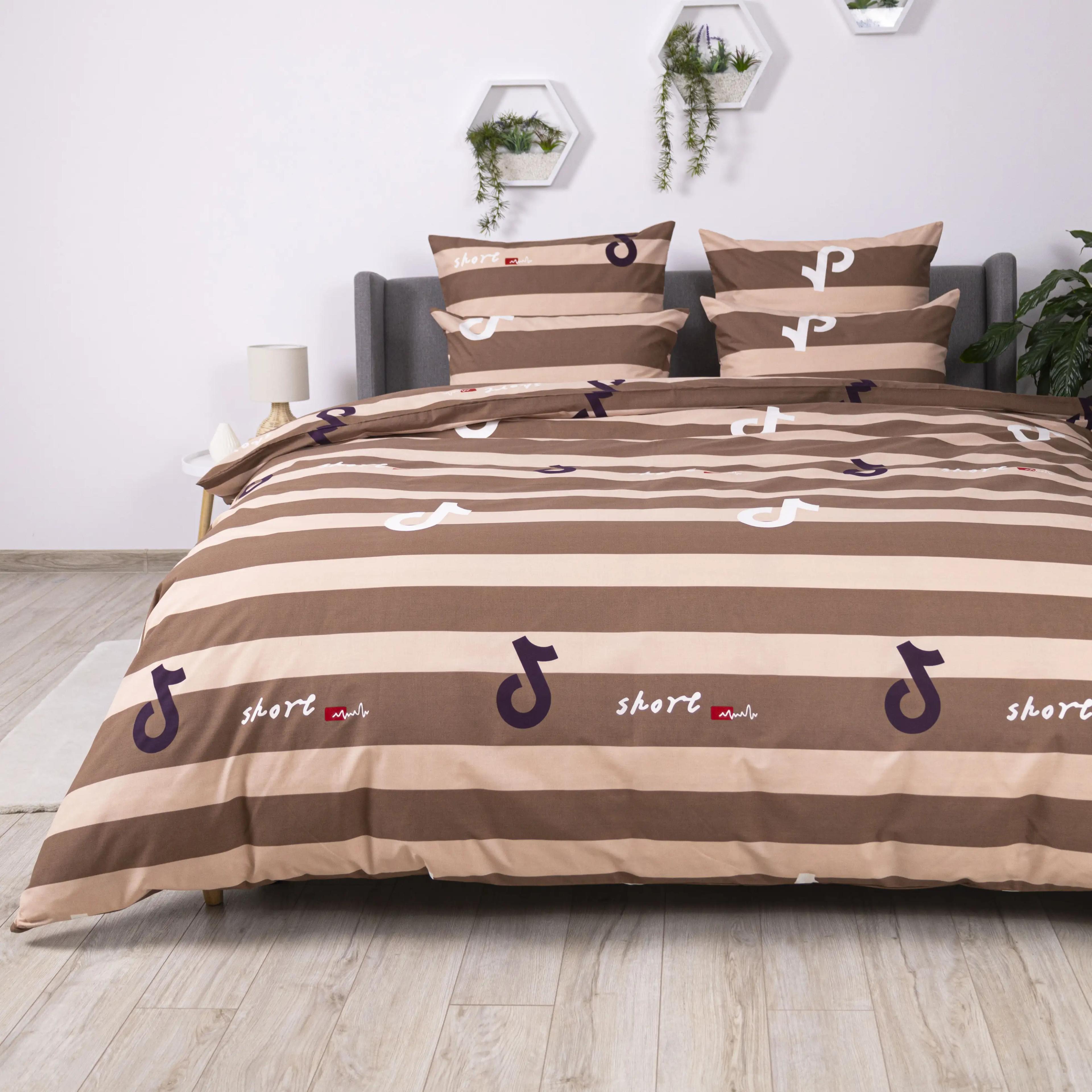 Постельное белье ТЕП "Soft dreams" Line Brown, 70x70, евро - Фото 6