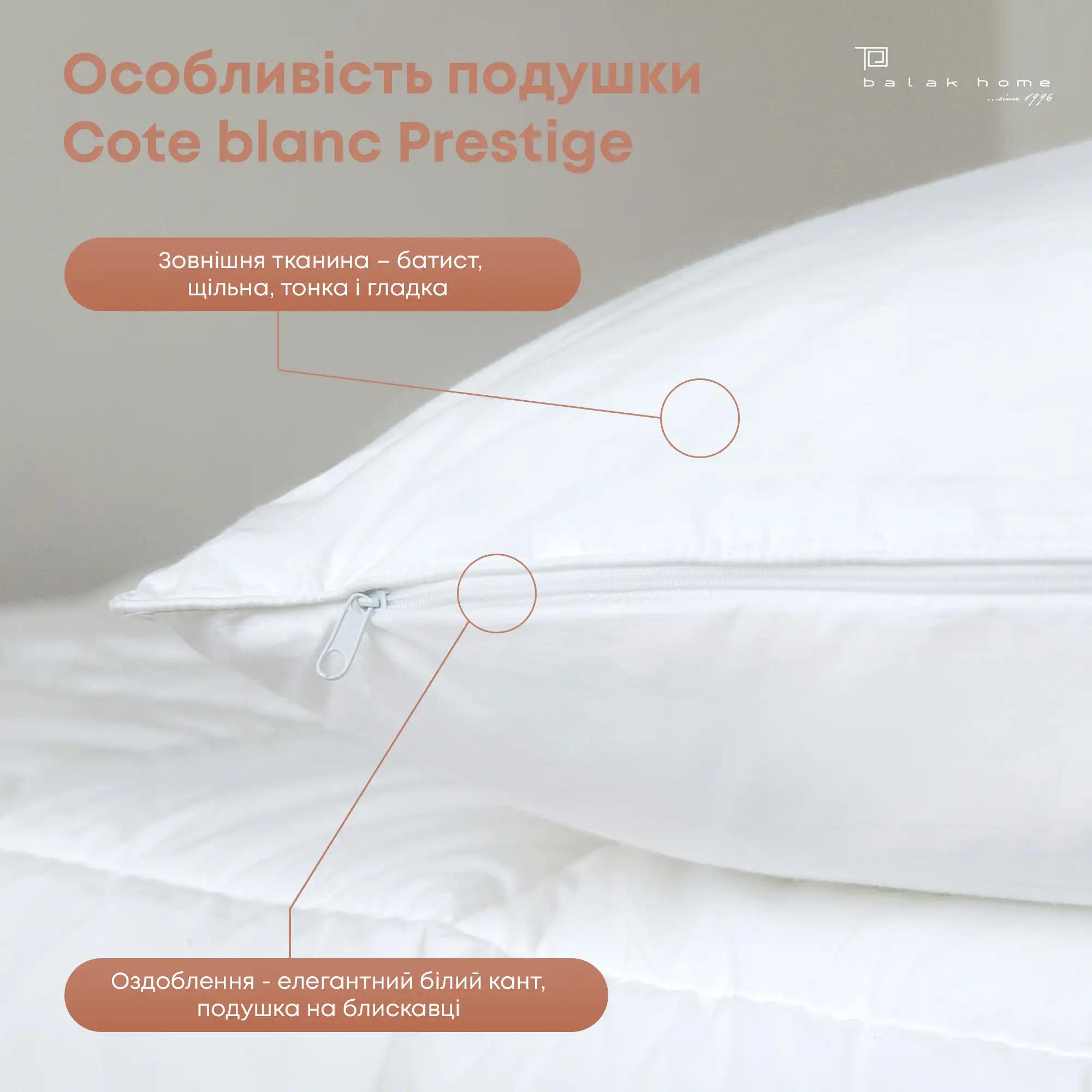 Pillow COTE BLANC "PRESTIGE", 40x60 - Photo 3