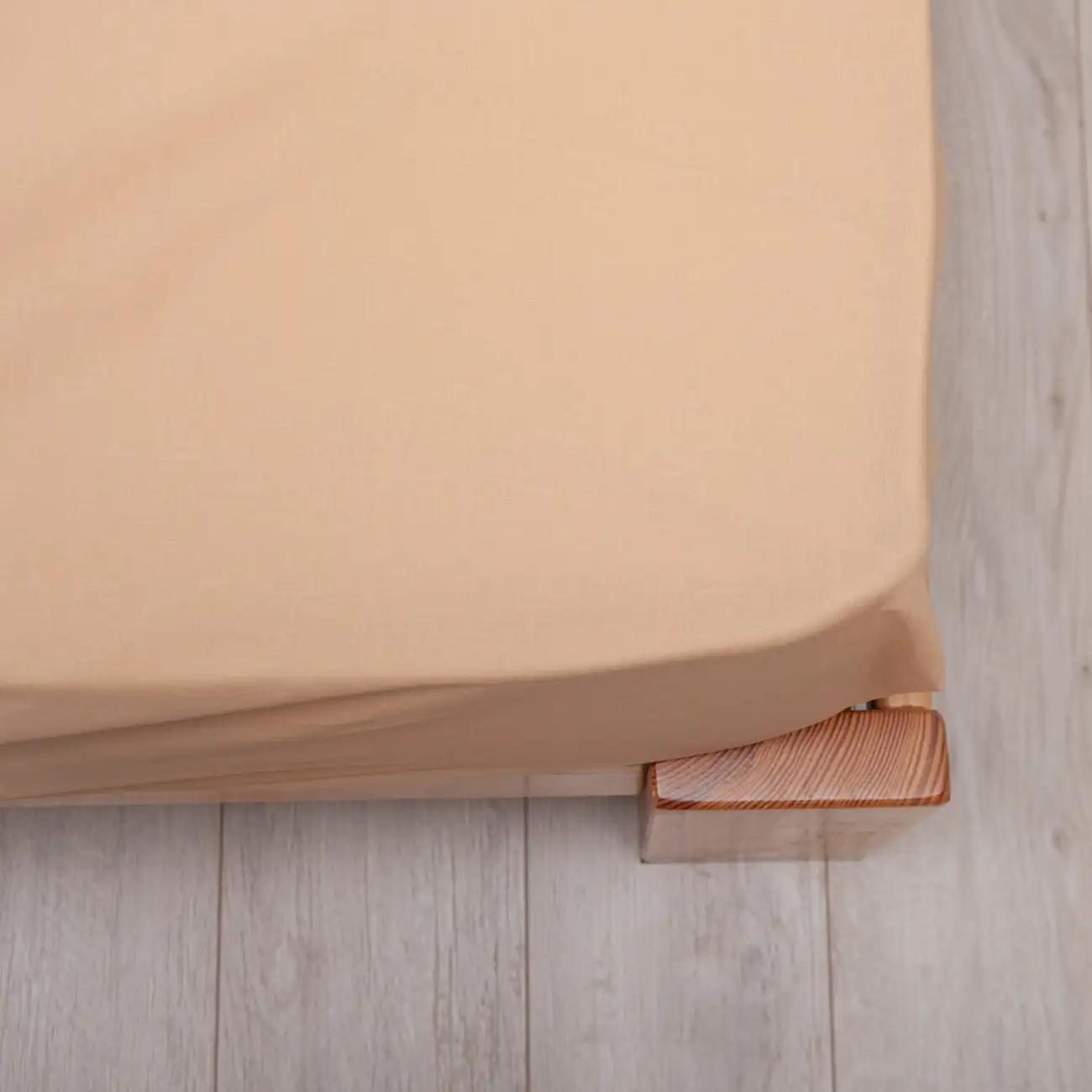 Sheet "NATHNENNYA" with an elastic band Creamy, 180x200 - Photo 2