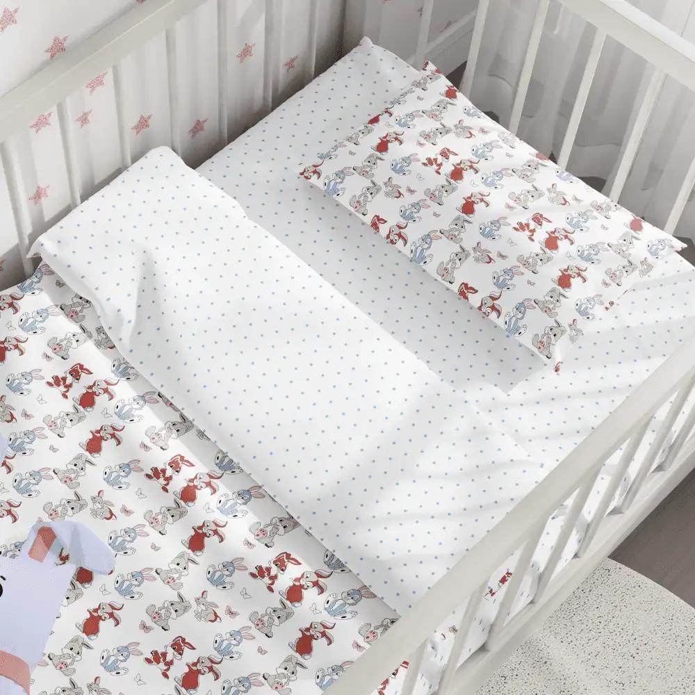 Bedding Sets "TEPIK" age: 1-3 years Mili zaychenyatka, baby - Photo 2