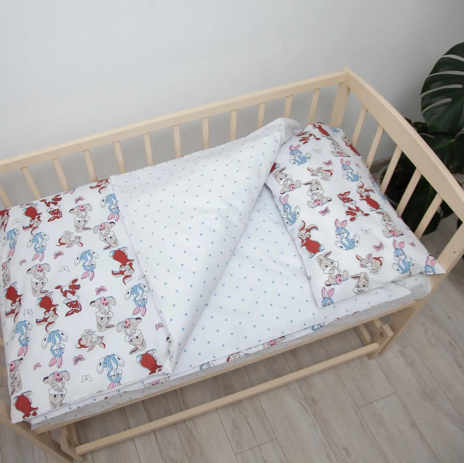 Bedding Sets "TEPIK" age: 1-3 years Mili zaychenyatka, baby - Photo 3