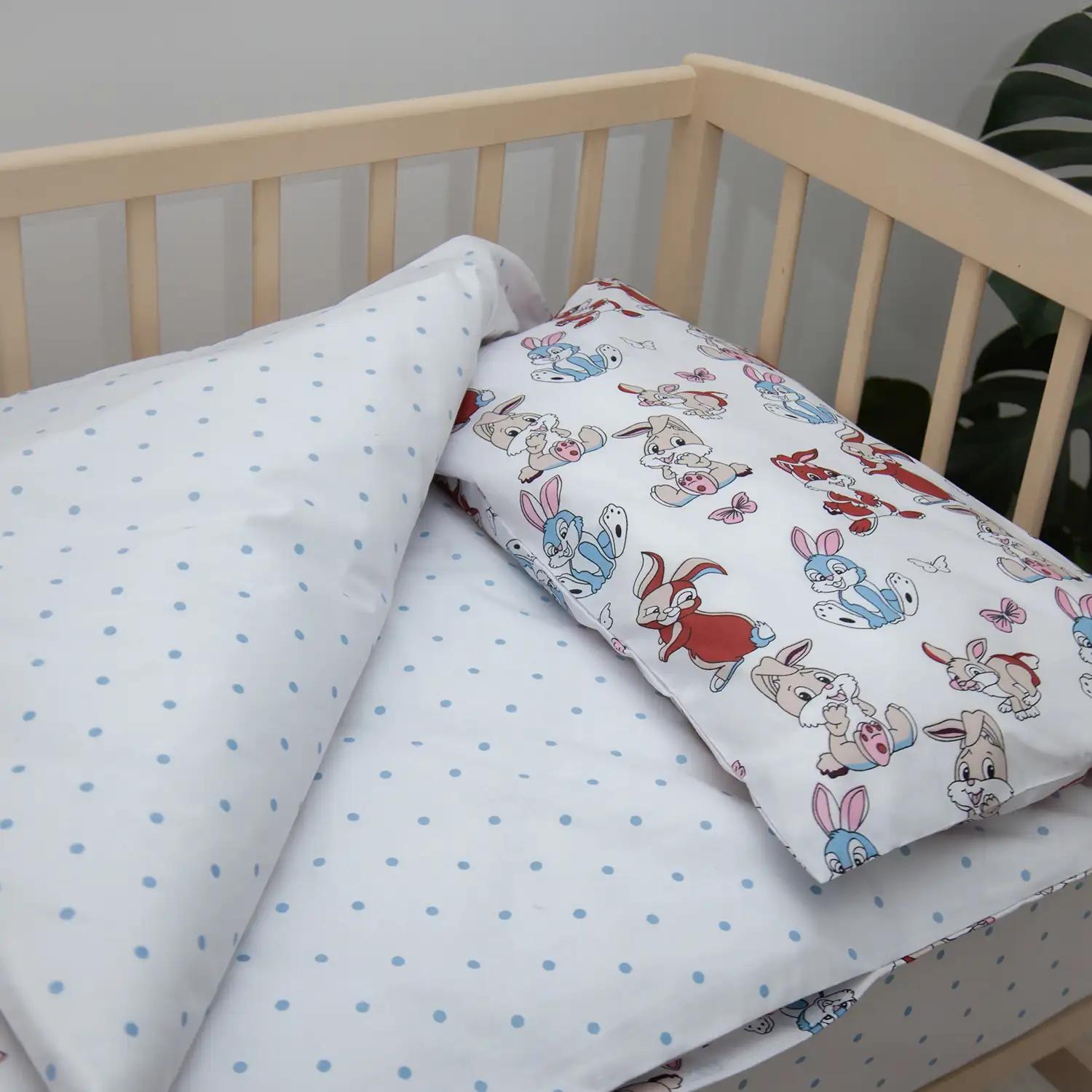 Bedding Sets "TEPIK" age: 1-3 years Mili zaychenyatka, baby - Photo 5