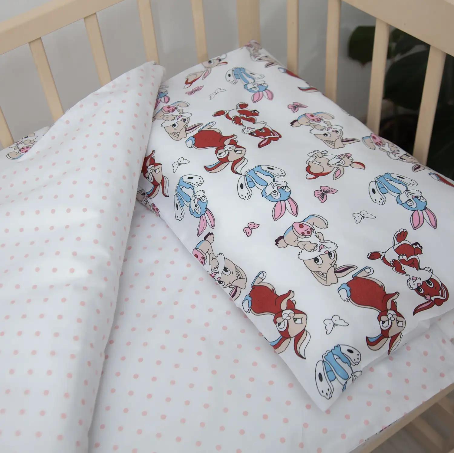 Bedding Sets "TEPIK" age: 1-3 years Mili zaychenyatka (pink), baby - Photo 7