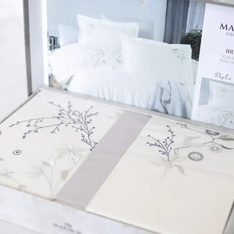 Bedding set ‘MARIBOR POPLIN’ Breezza cream, euro - Photo 4