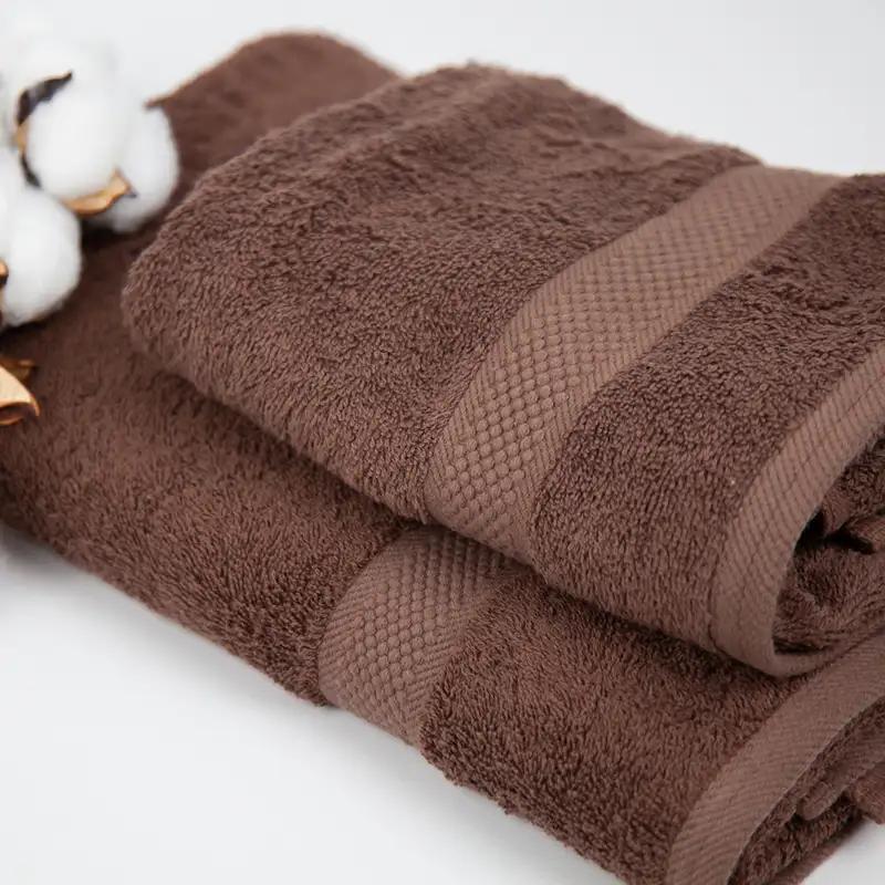 Towel "Honey" (470 g/m2) Brown, 50x90 - Photo 4