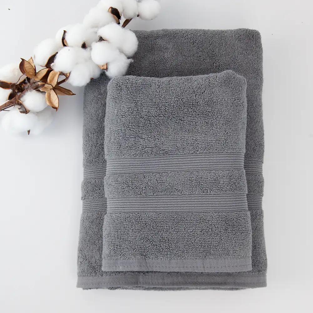 Towel "Tender Touch" Stone Gray, 70x140 - Photo 4