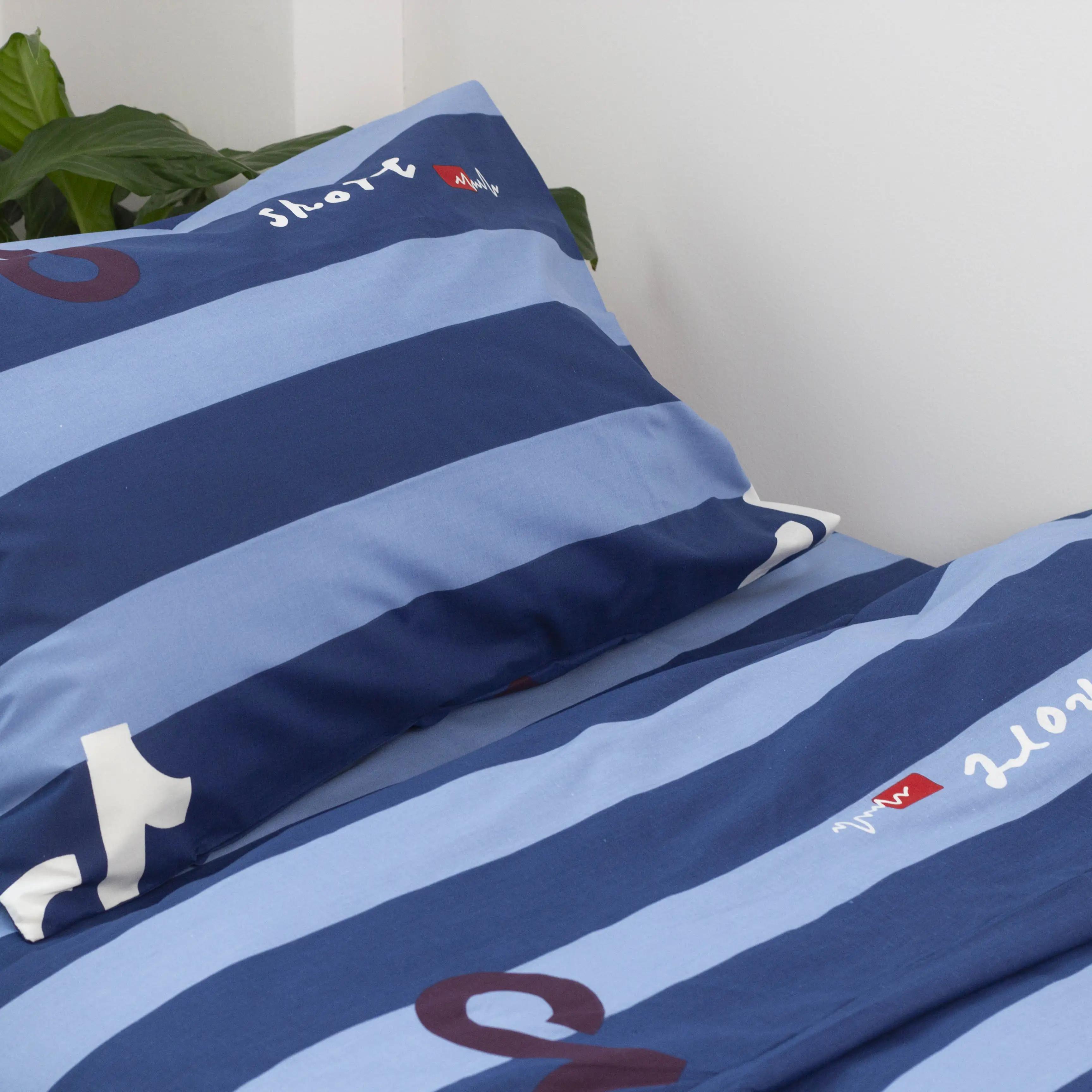 Постельное белье ТЕП "Soft dreams" Line Blue 50x70, подростковая - Фото 2