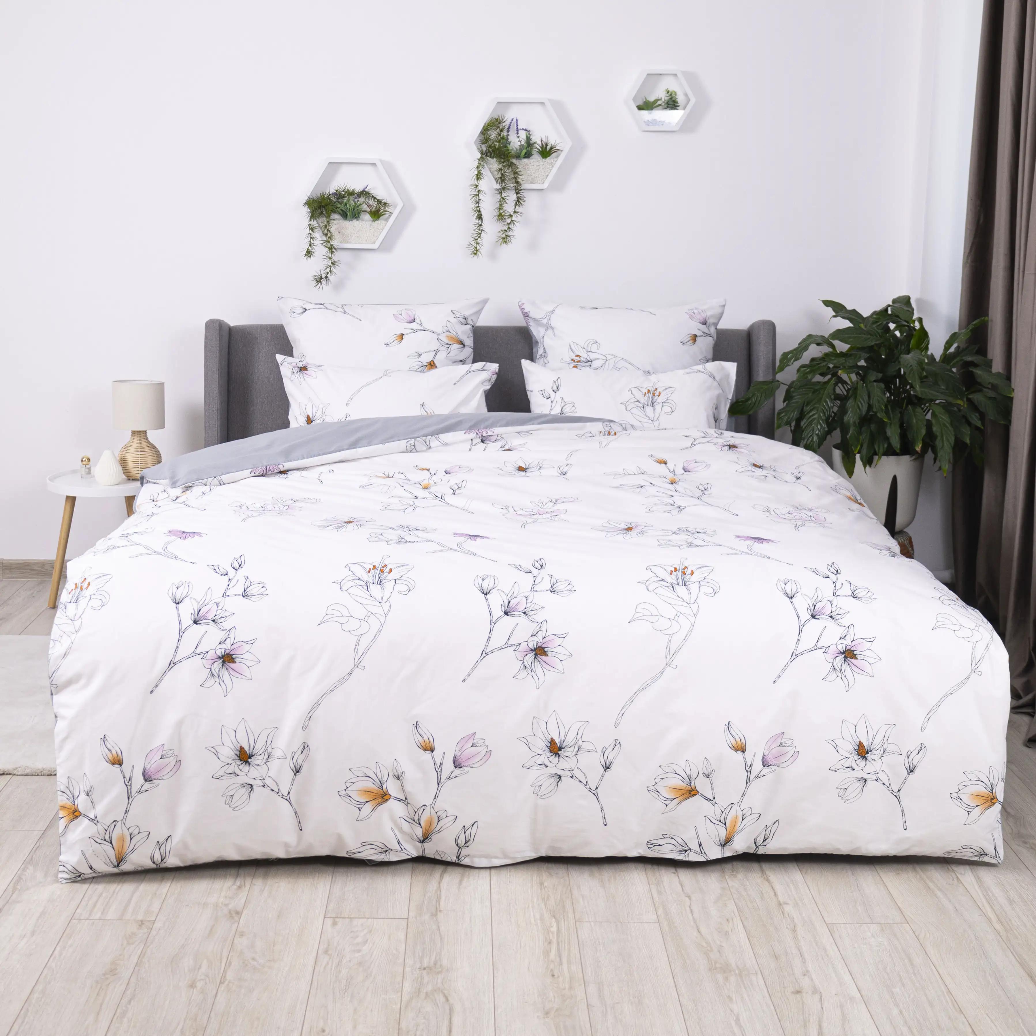 Постельное белье ТЕП "Happy Sleep" Белое цветение, 50x70, семейное - Фото 2
