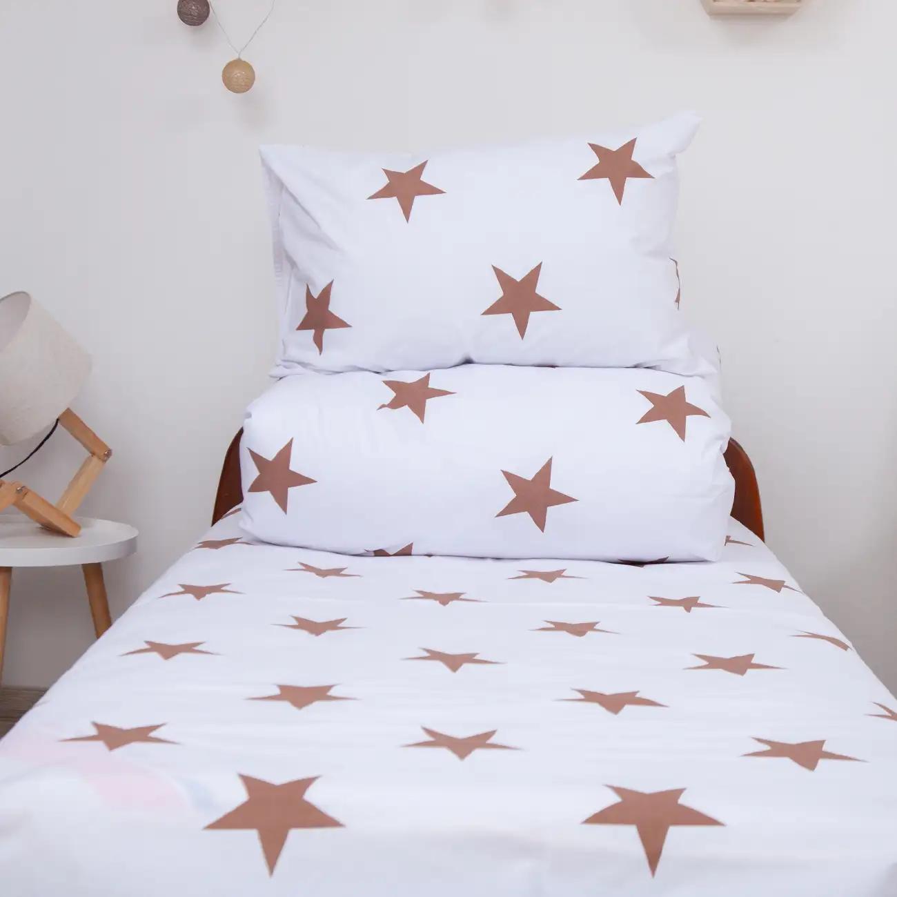 Постельное белье ТЕП "Soft dreams" Звезды (какао), 50x70, подростковая - Фото 6