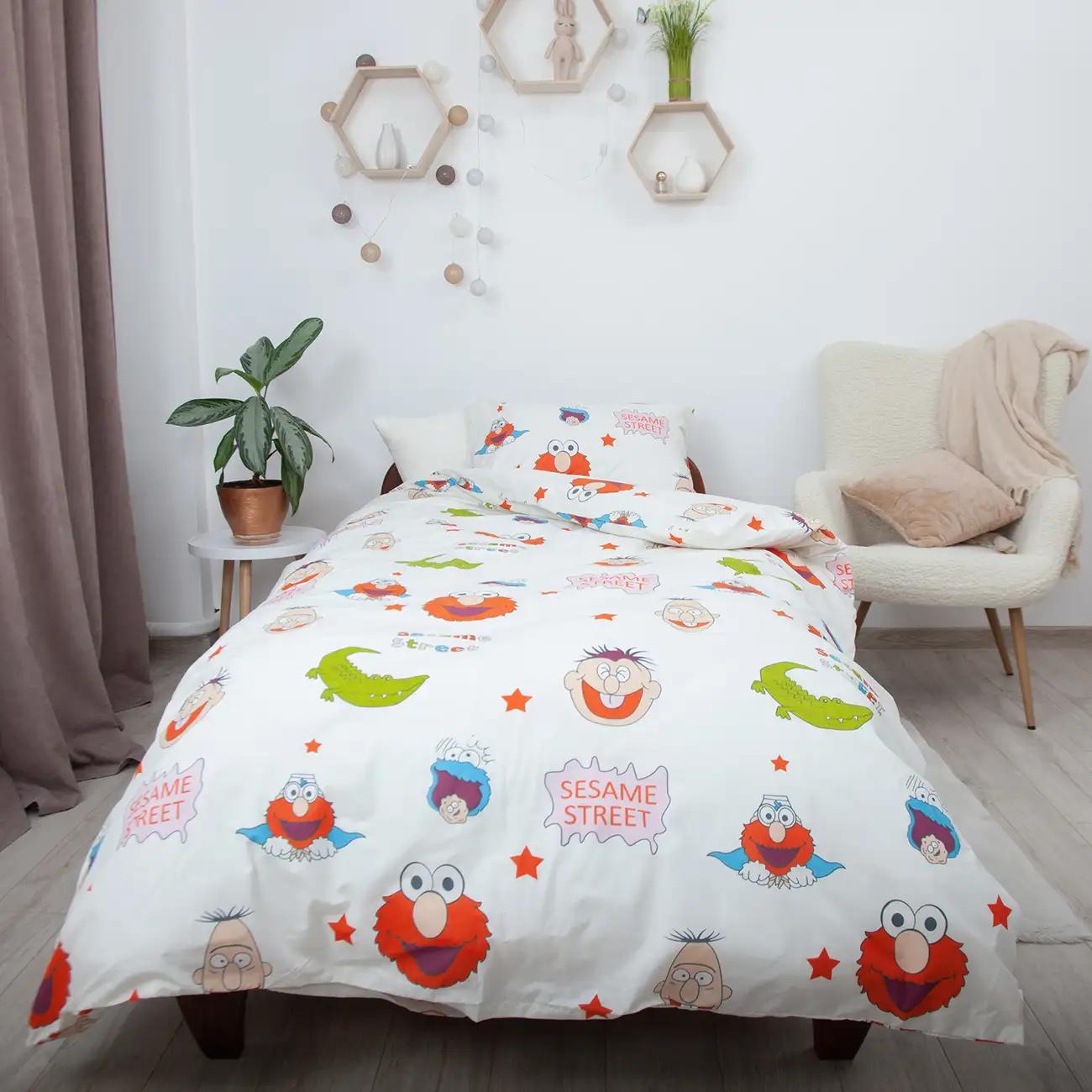 Постельное белье ТЕП "Soft dreams" Сезам Стрит, 50x70, подростковая - Фото 3