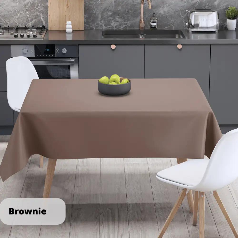 Tablecloth "Aquastop" water repellent Brownie, 150x150