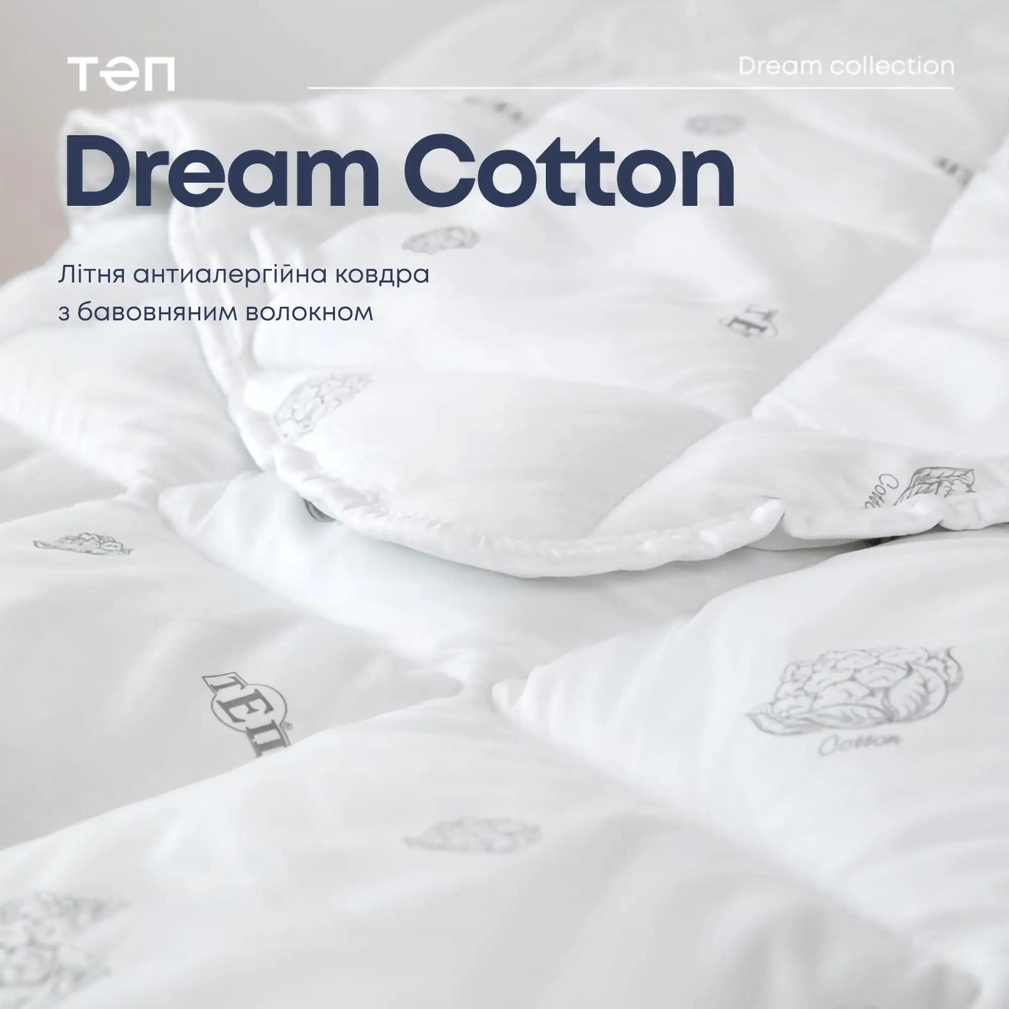 Ковдра DREAM "COTTON" (150 г/м2)  в пакеті, 200x210