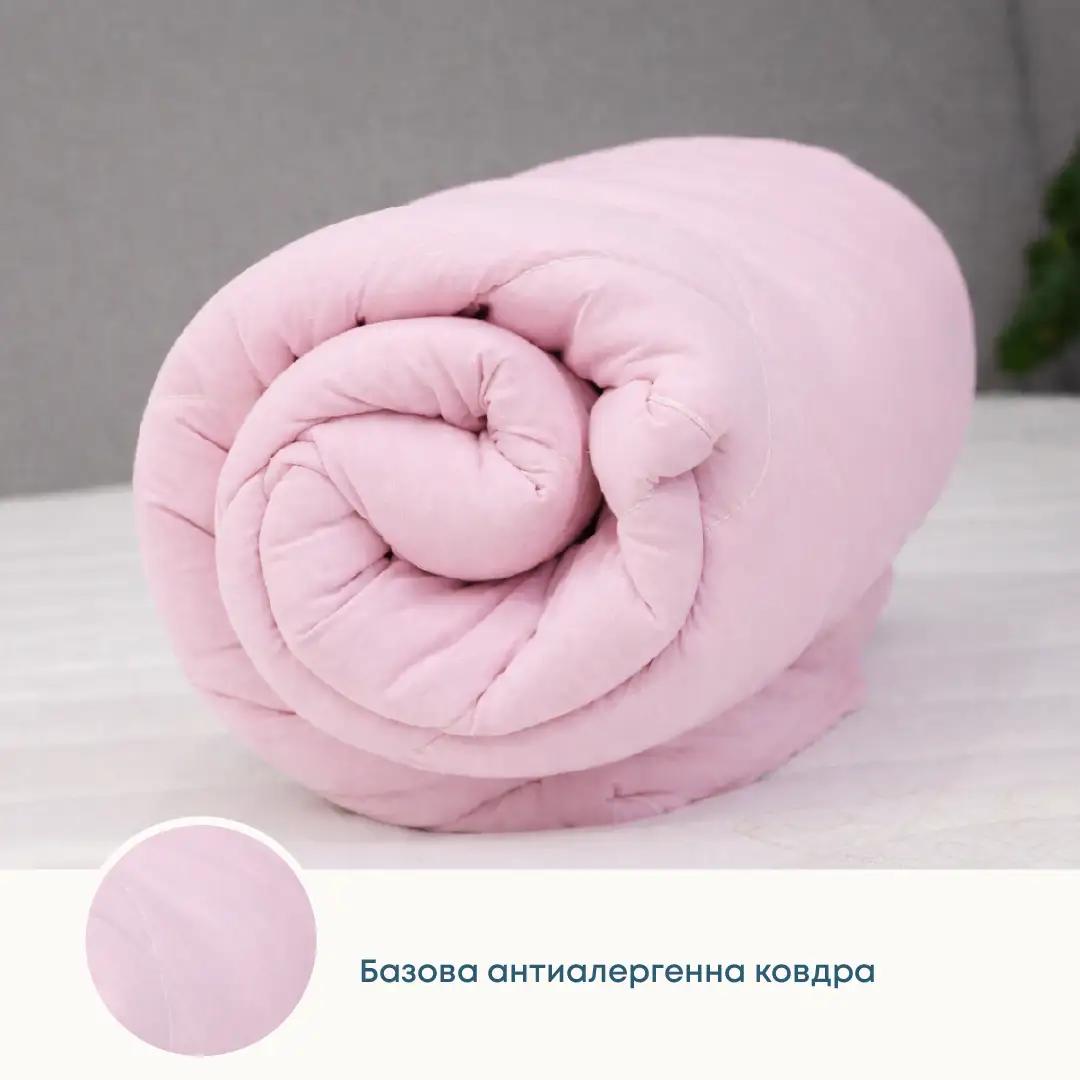 Одеяло "WASHED COTTON" Розовая пудра (в оттенках) 