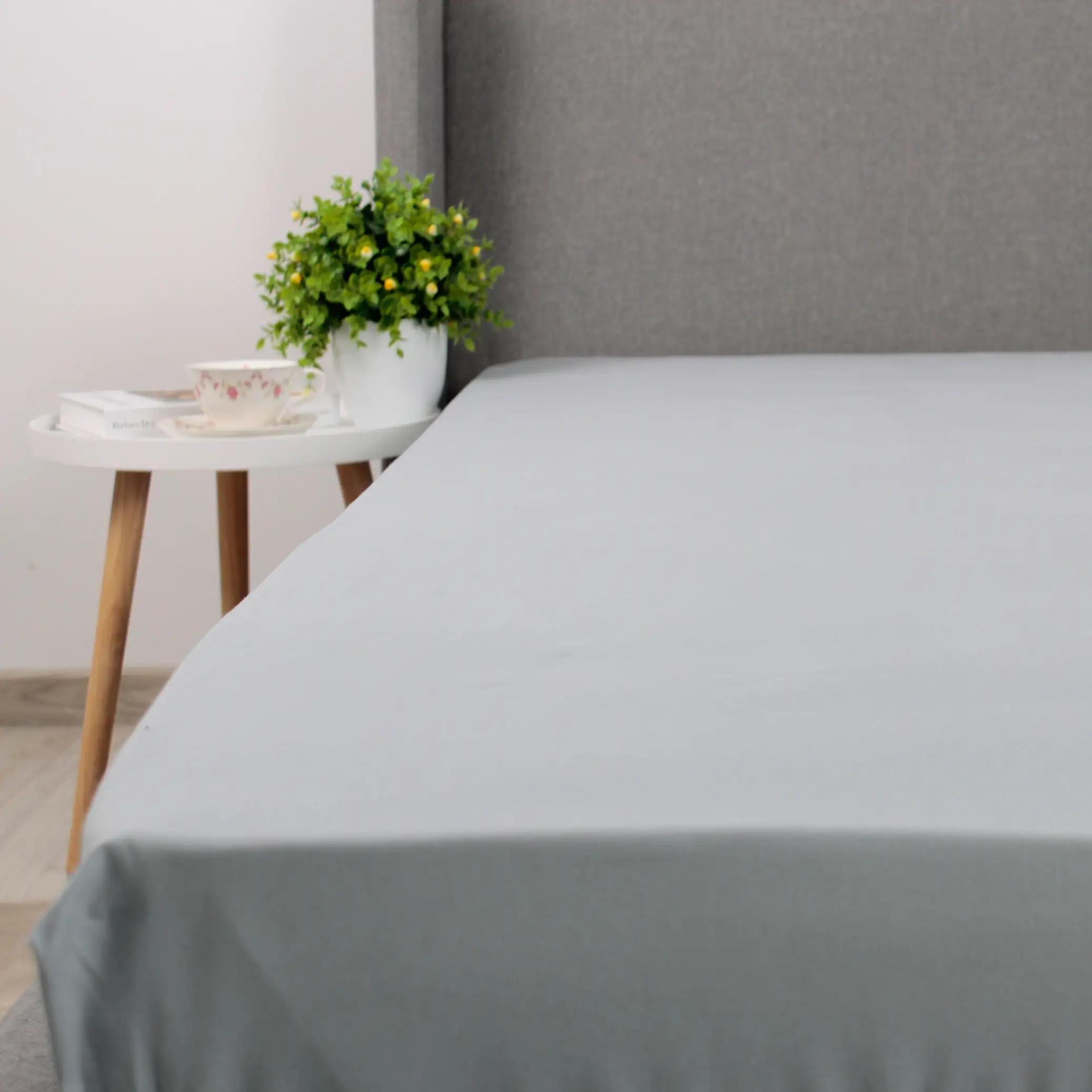 Простирадло "НАТХНЕННЯ" з резинкою Сірий, 200x200 - Фото 2