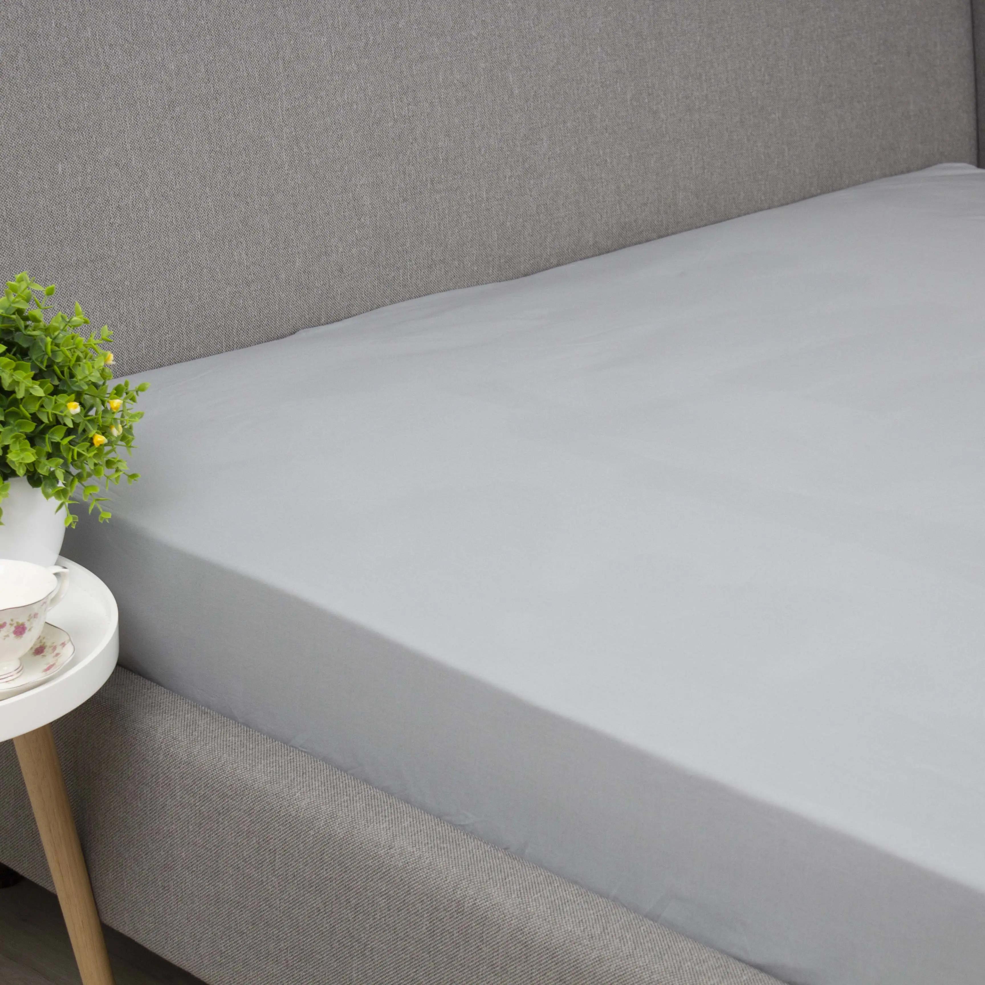 Простирадло "НАТХНЕННЯ" з резинкою Сірий, 200x200 - Фото 4