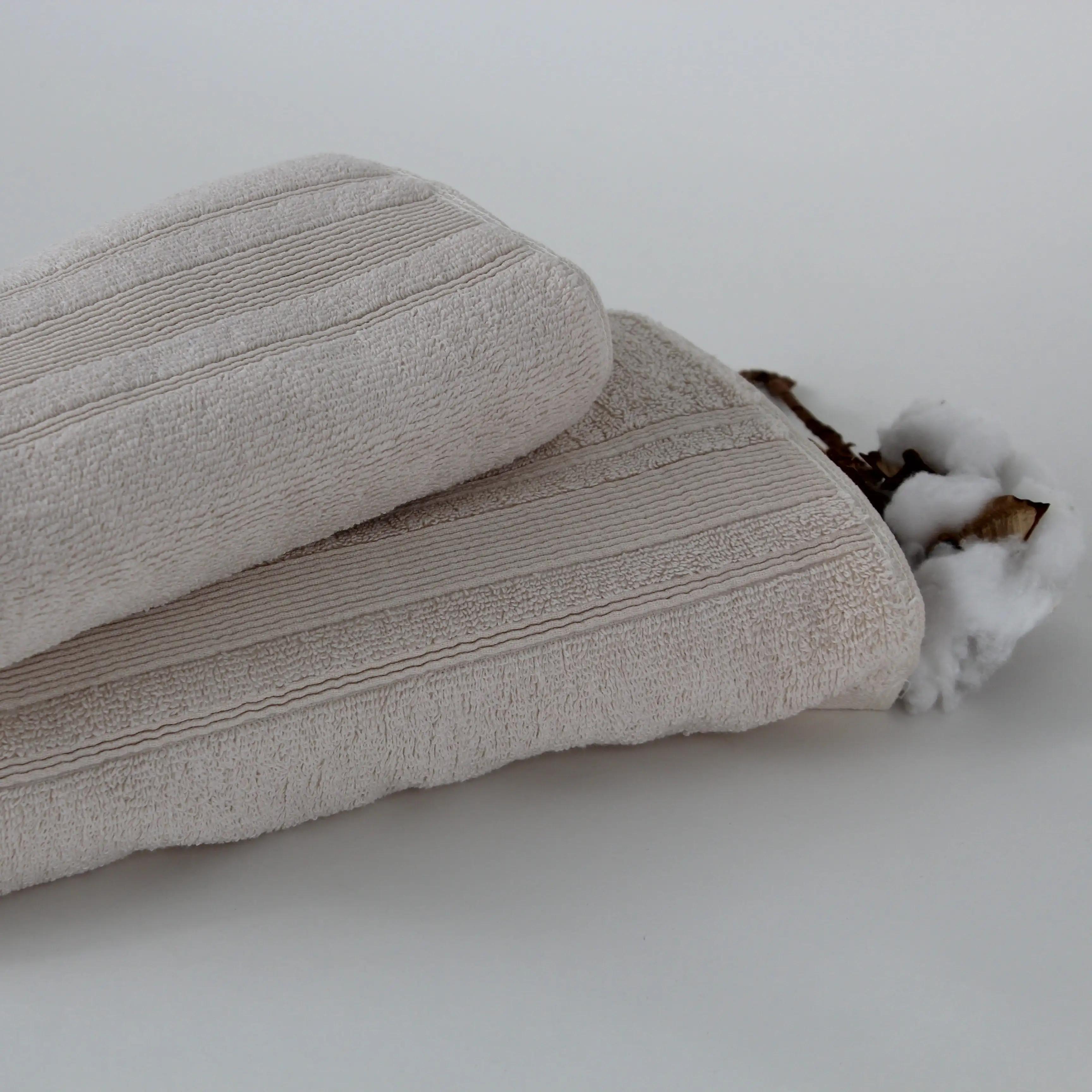 Towel "Fancy" Light latte, 70x140 - Photo 5