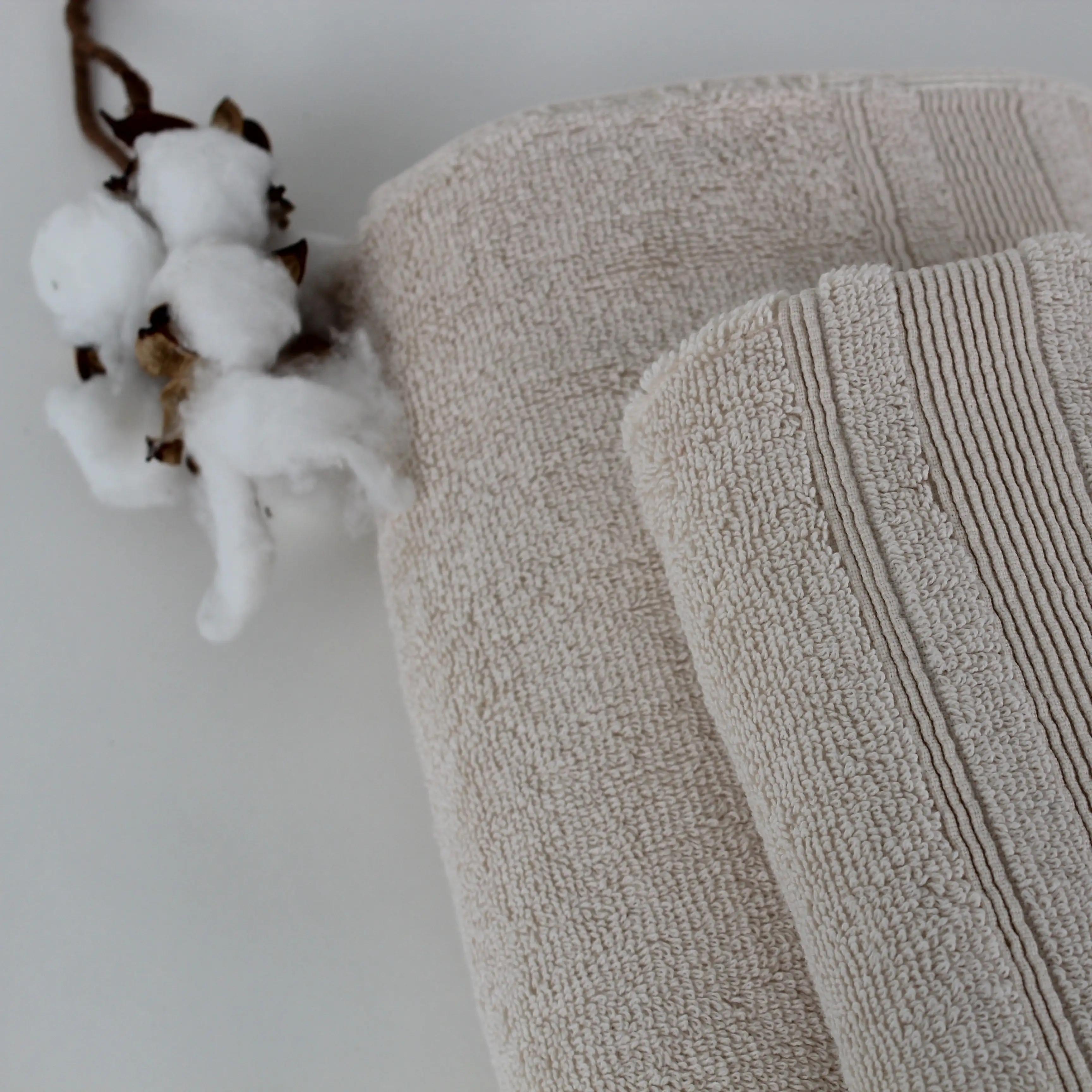 Towel "Fancy" Light latte, 70x140 - Photo 7