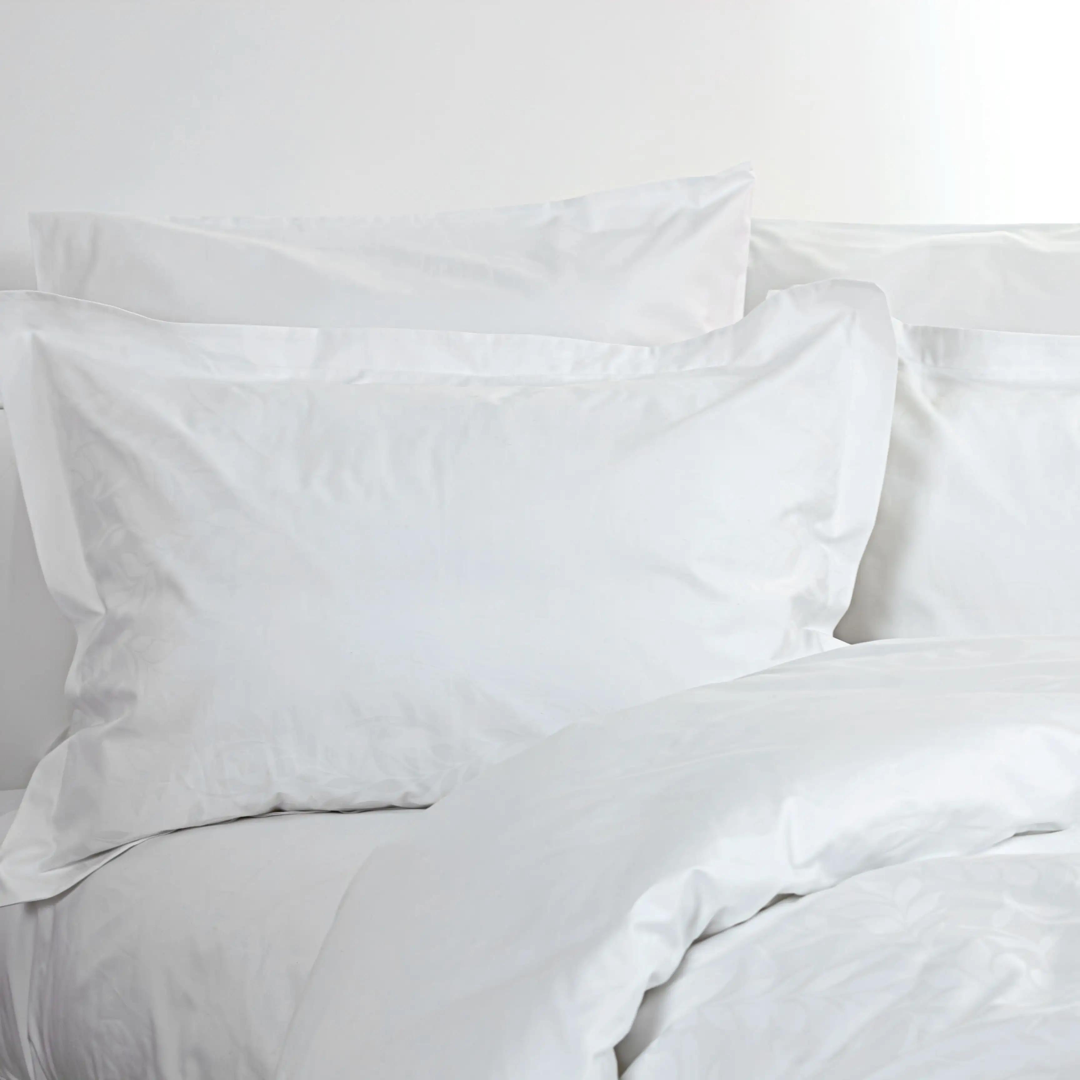 Комплект постельного белья ТЕП "Grace Jacquard" Optical white, евро - Фото 4
