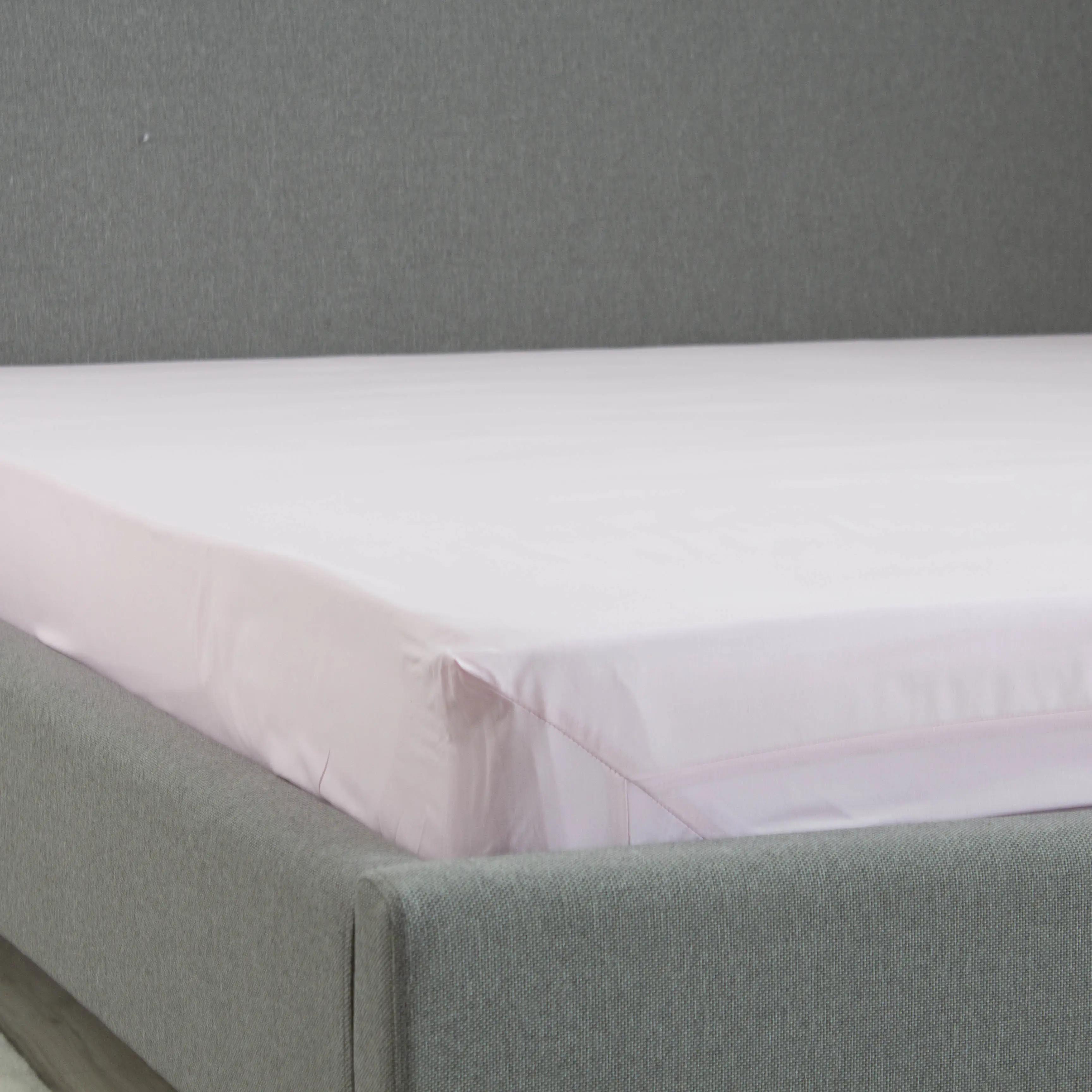 Sheet "NATHNENNYA" with an elastic band Light Pink, 160x200 - Photo 2