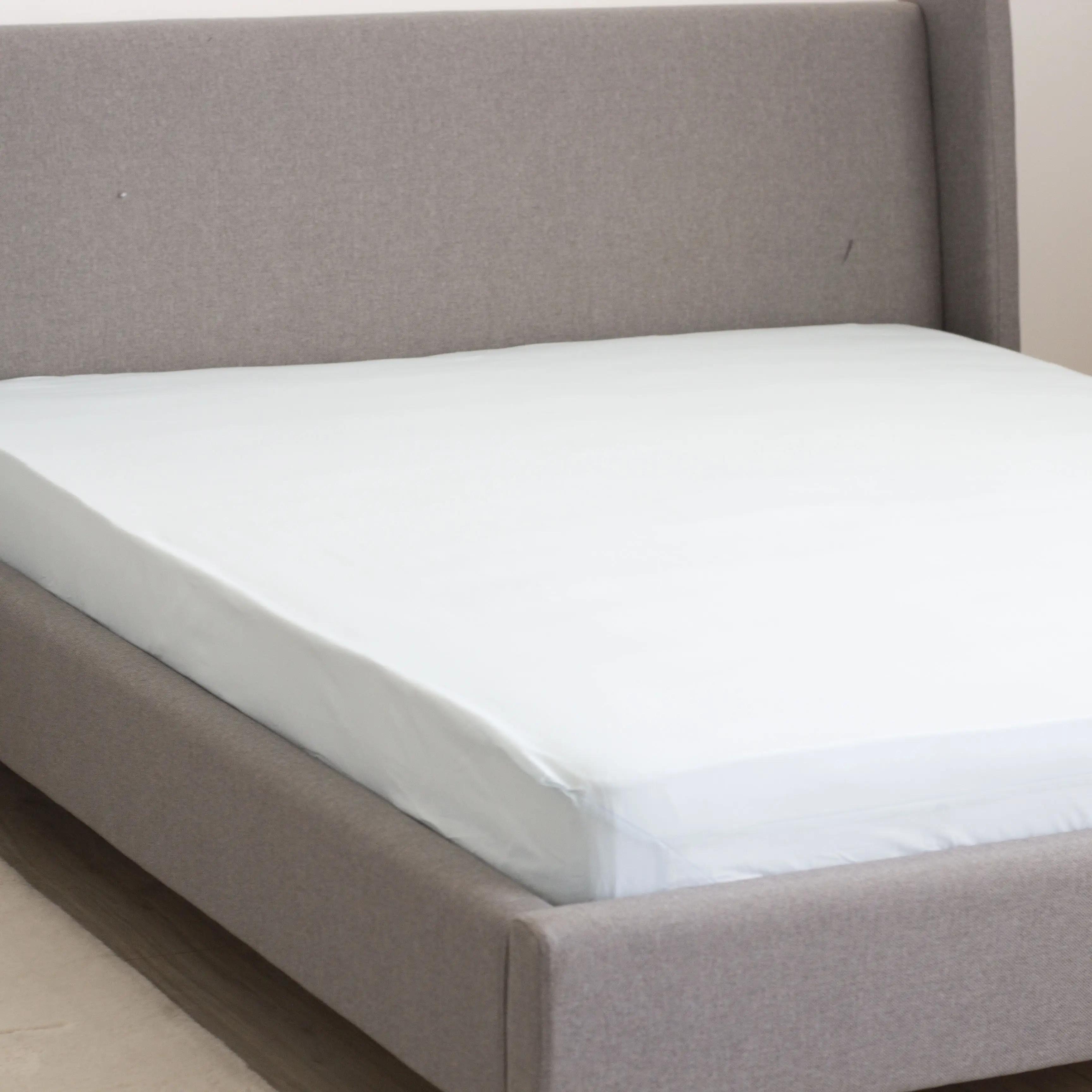 Sheet "NATHNENNYA" with an elastic band Light Blue, 200x200 - Photo 4