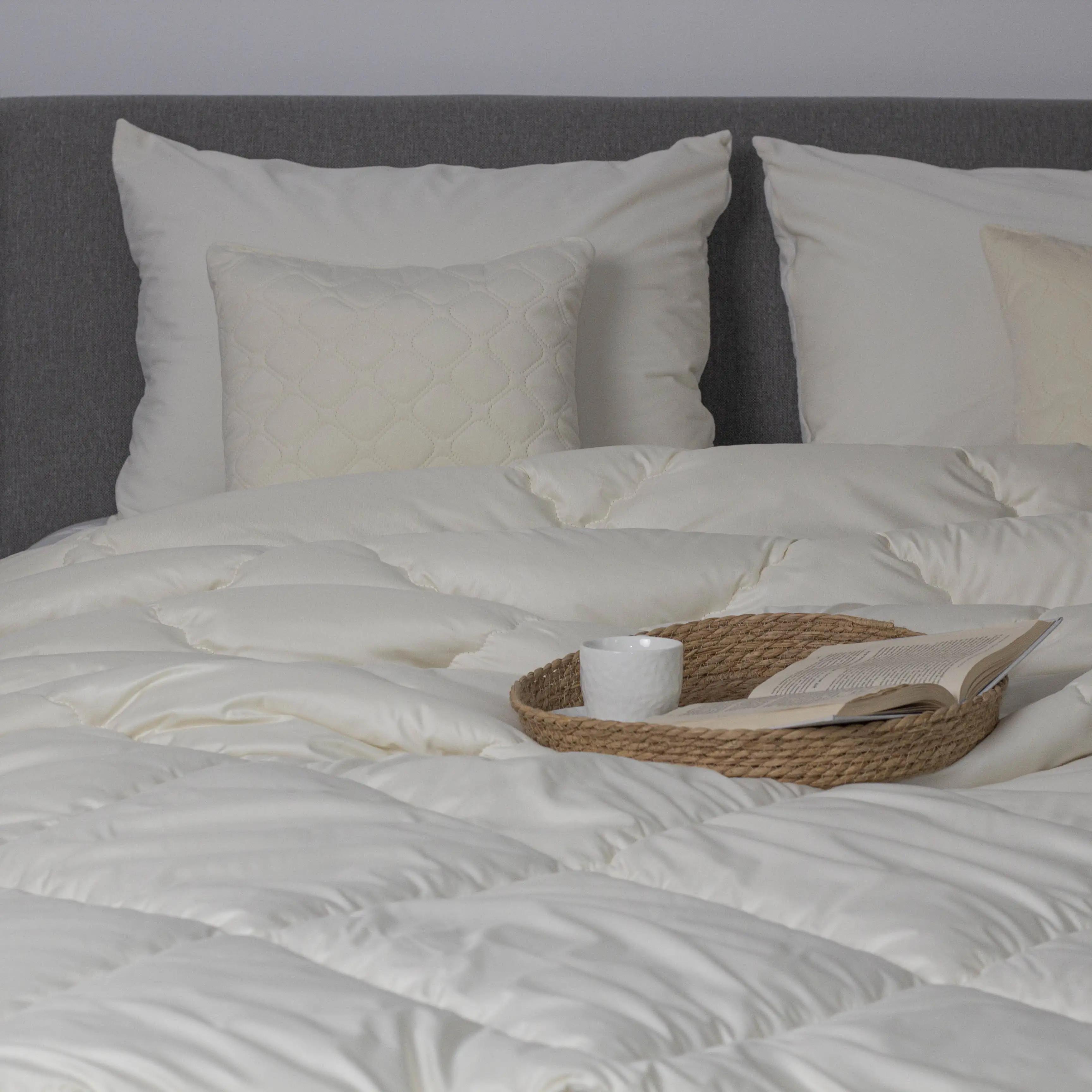 Ковдра Cloud Touch Wool молочна, 150x210 - Фото 4