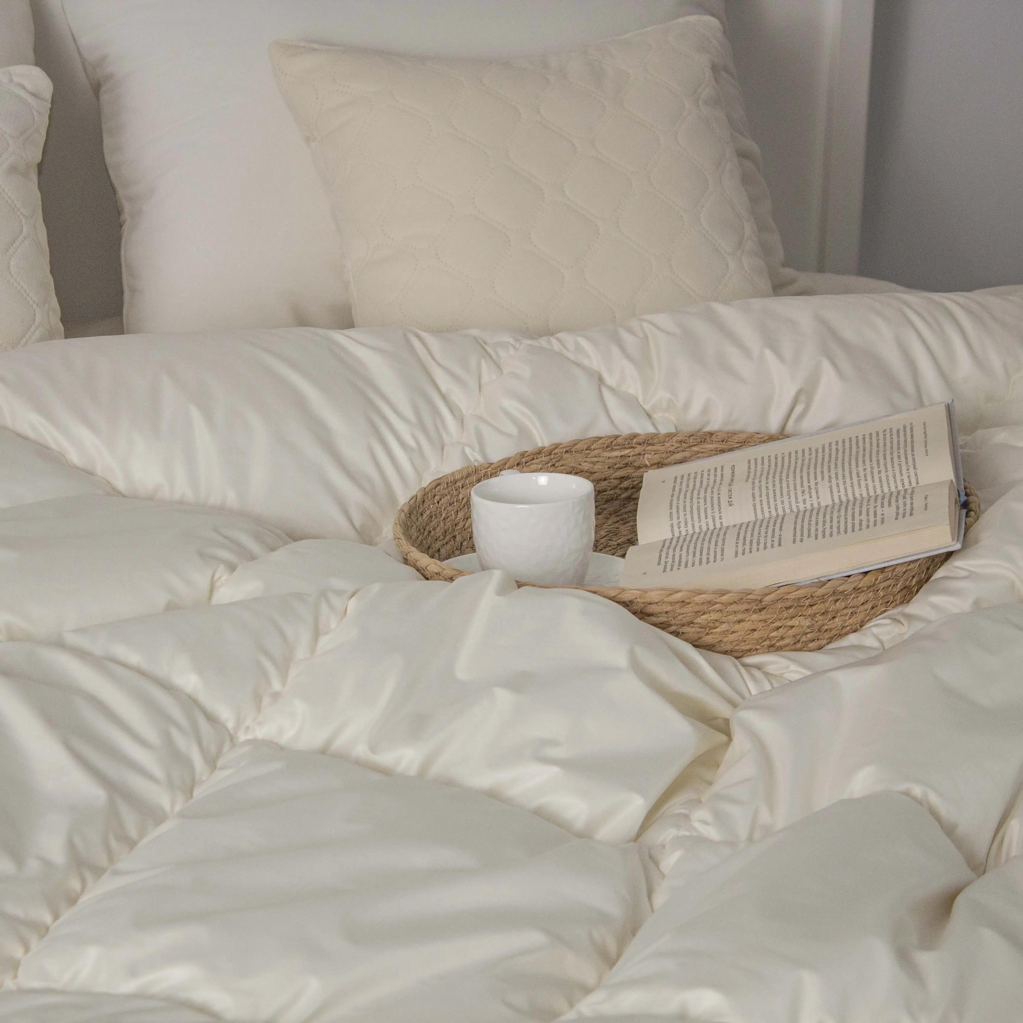 Ковдра Cloud Touch Wool молочна, 150x210 - Фото 5