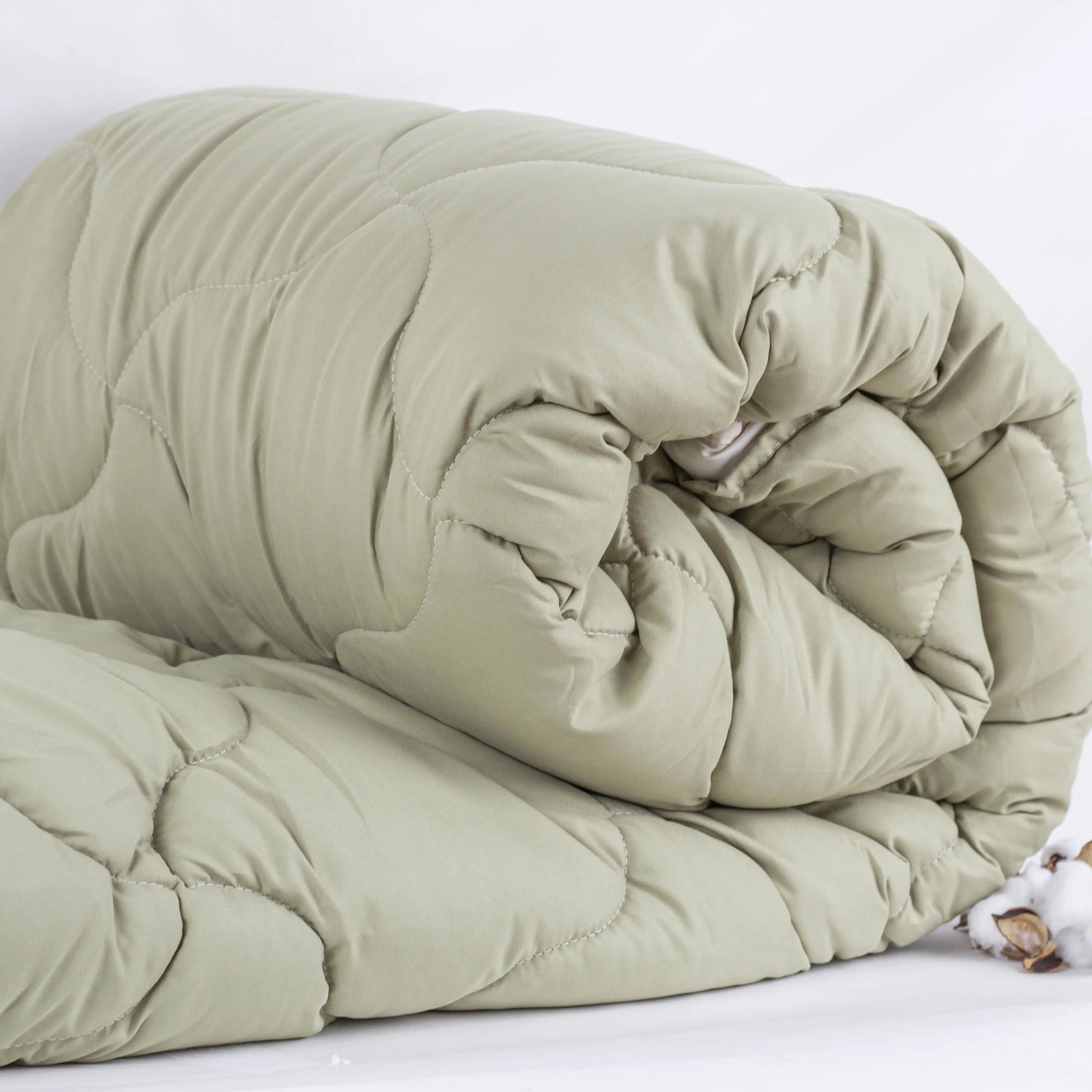 Одеяло Duo Season оливковая/молочная, 180x210 - Фото 2