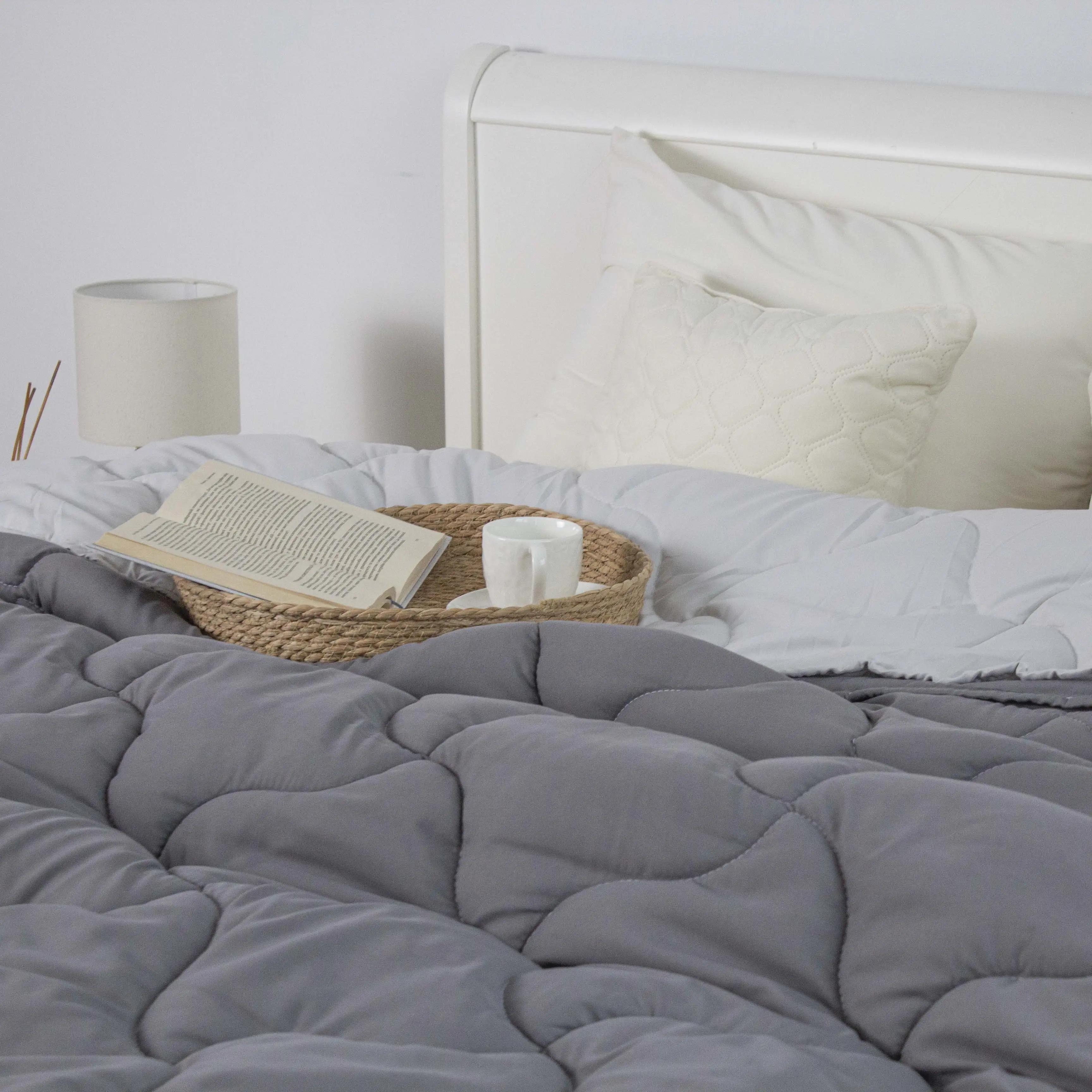 Blanket Duo Season dark grey/light grey, 150x210 - Photo 4