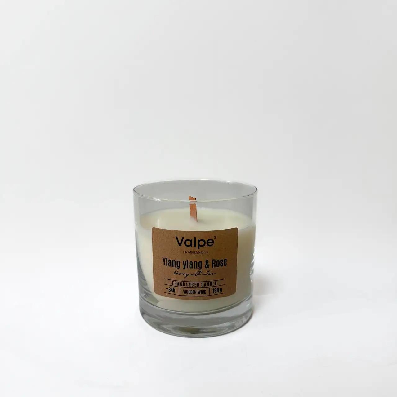 Ylang Ylang & Rose scented candle