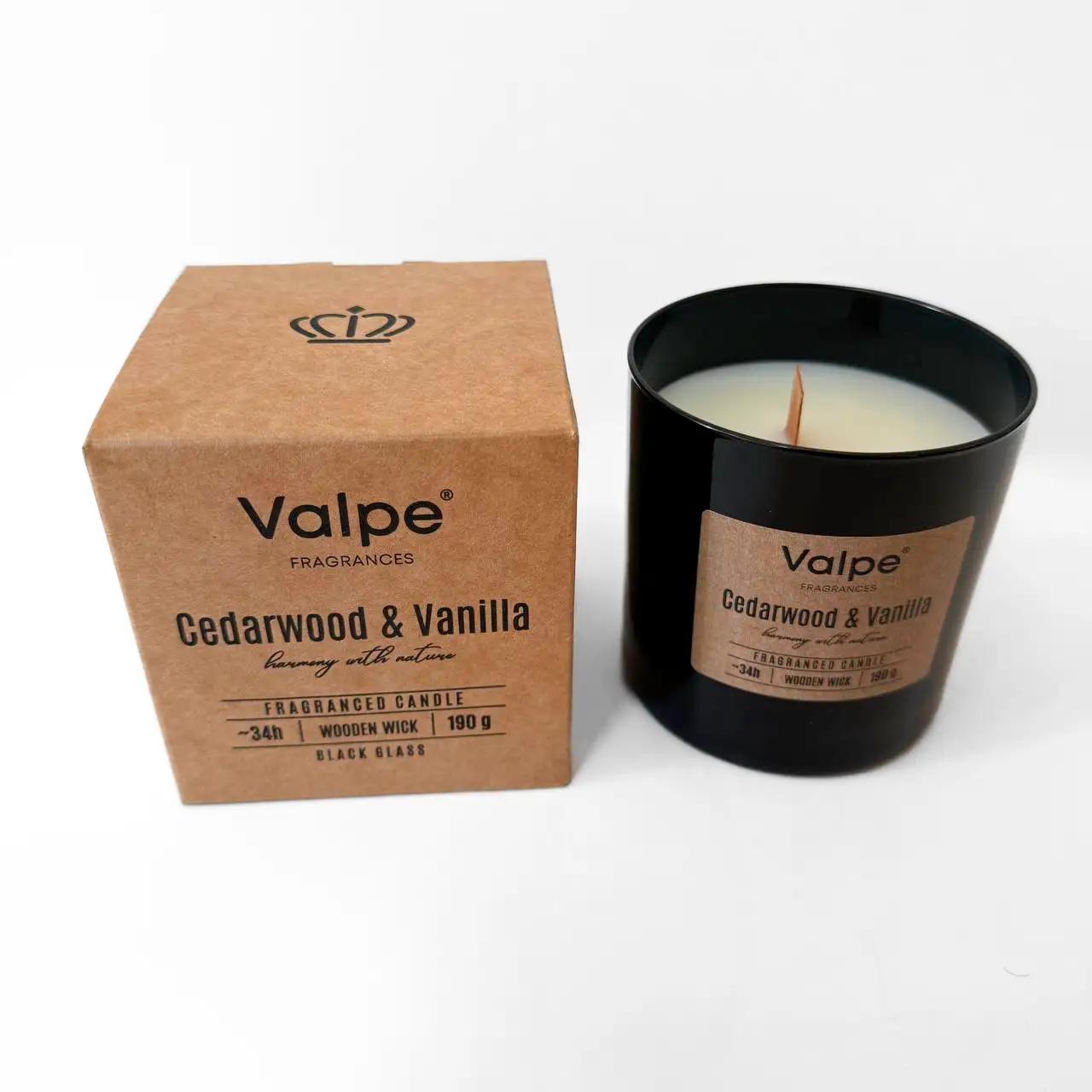 Scented candle “Cedarwood & Vanilla”