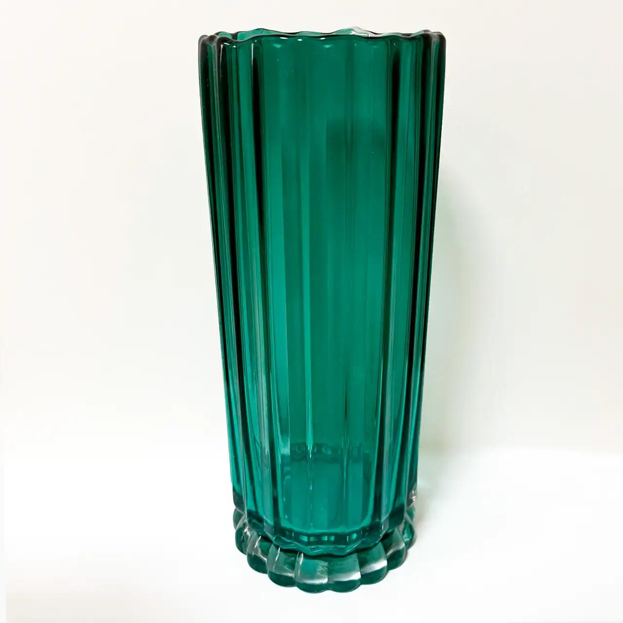 Forest Light vase, 26 cm, glass, green, Ø10 cm
