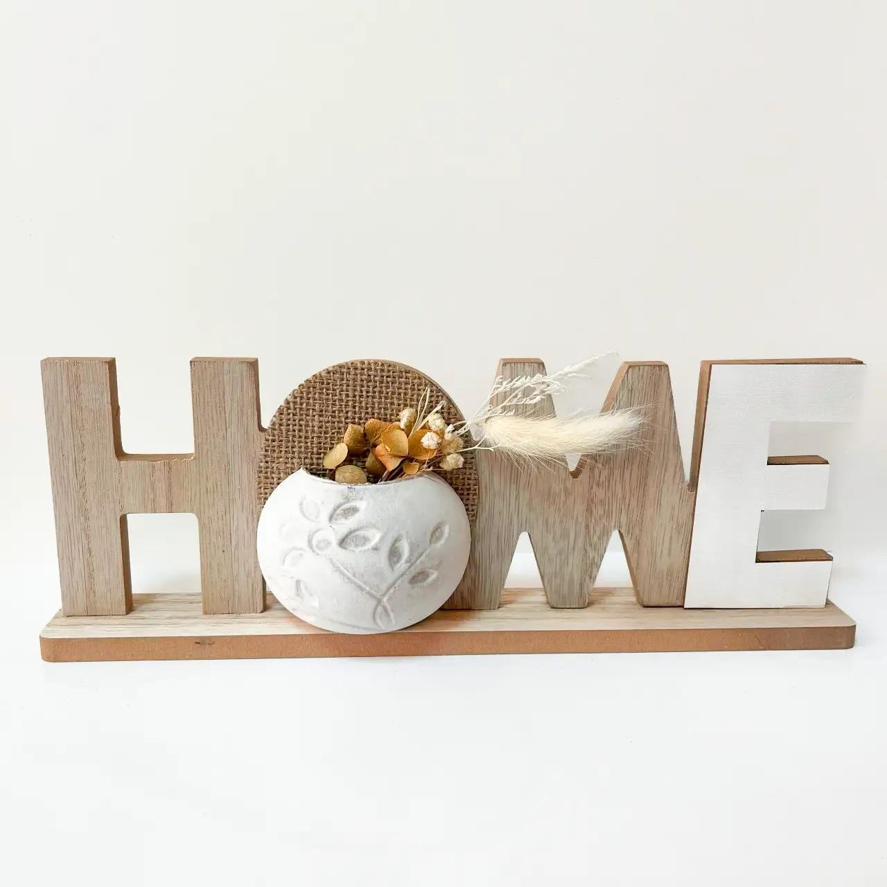 HOME wooden interior decor