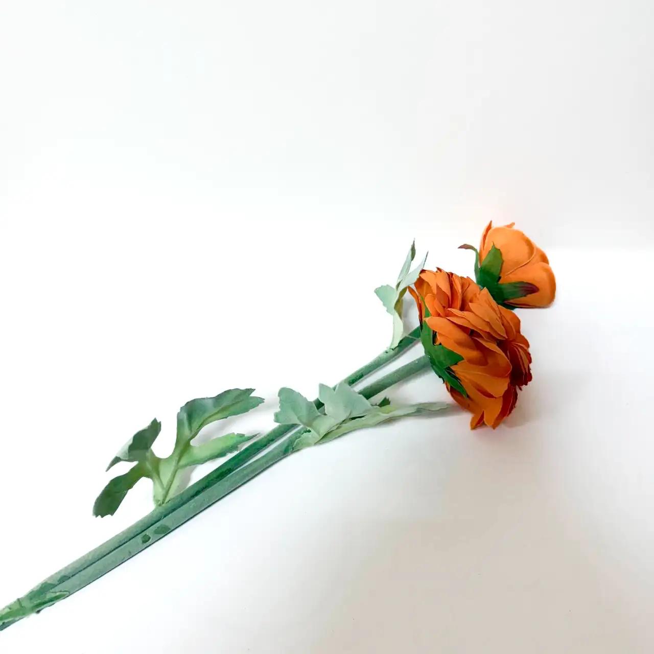 Artificial flower ‘Warm Blossom’, 50 cm, orange