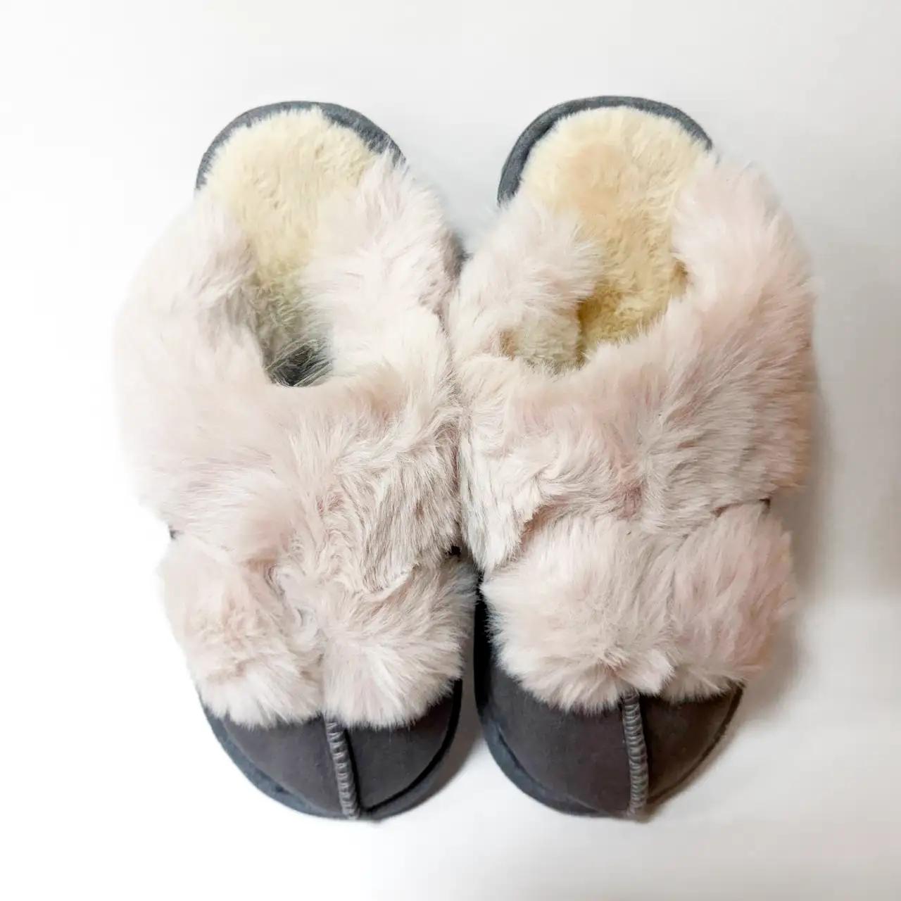 TEP Fluffy Comfort grey slippers