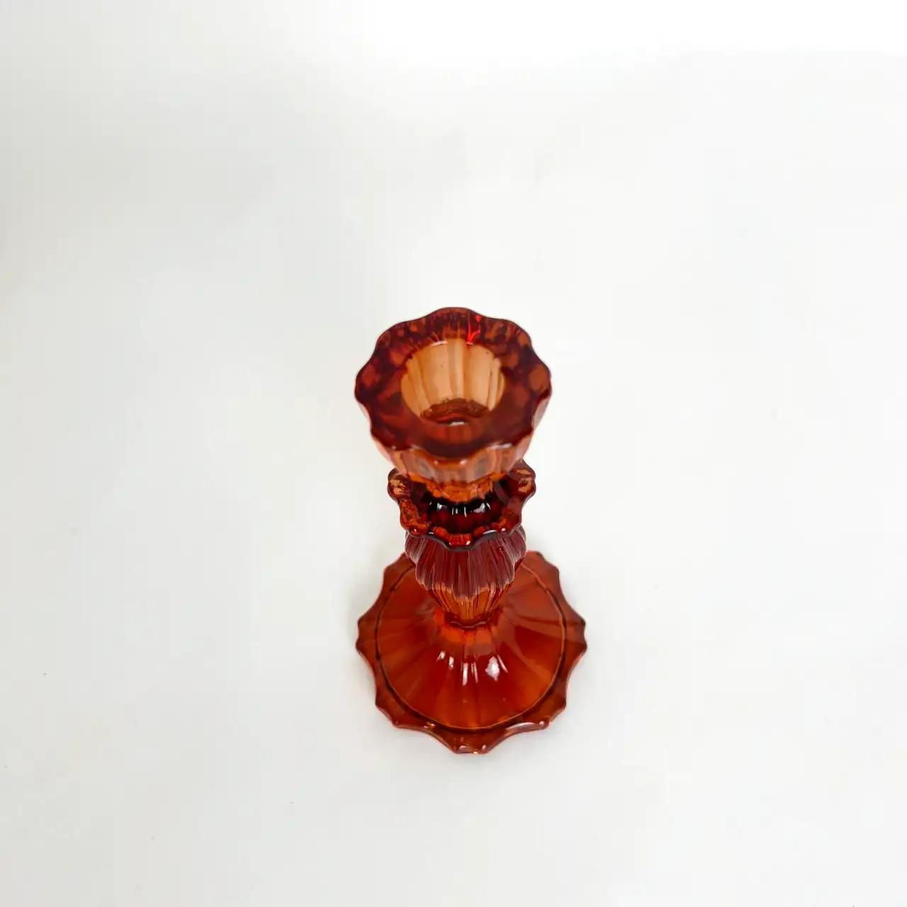 Подсвечник «Amber Home», 15 см, стекло, медный - Фото 2