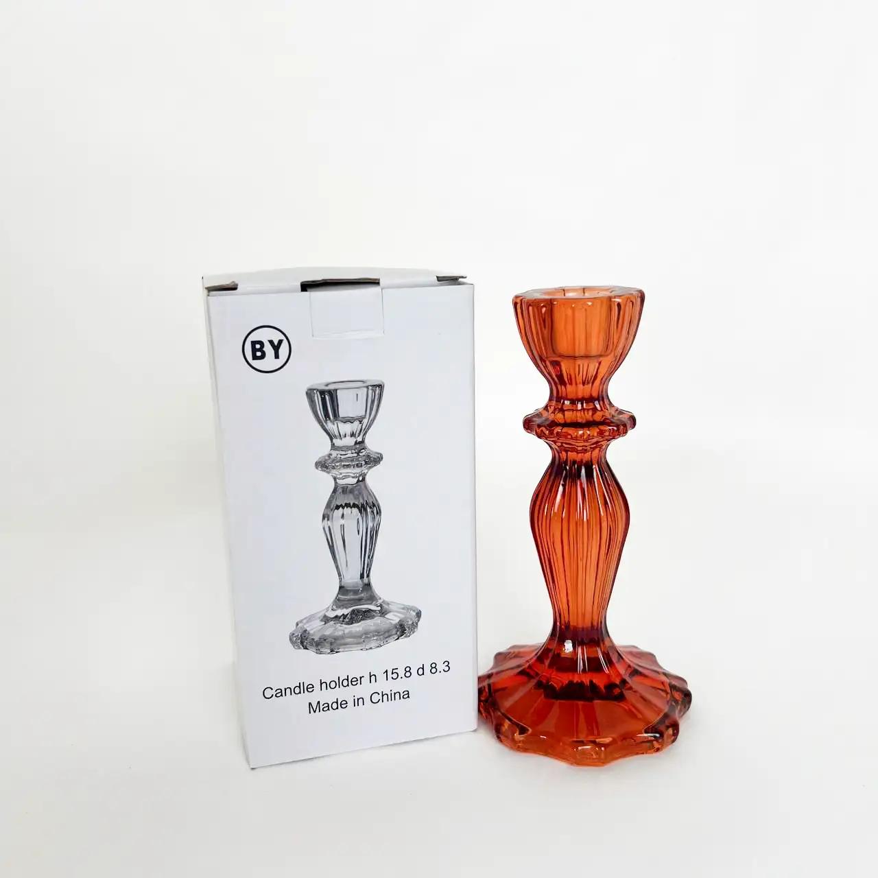 Подсвечник «Amber Home», 15 см, стекло, медный - Фото 3