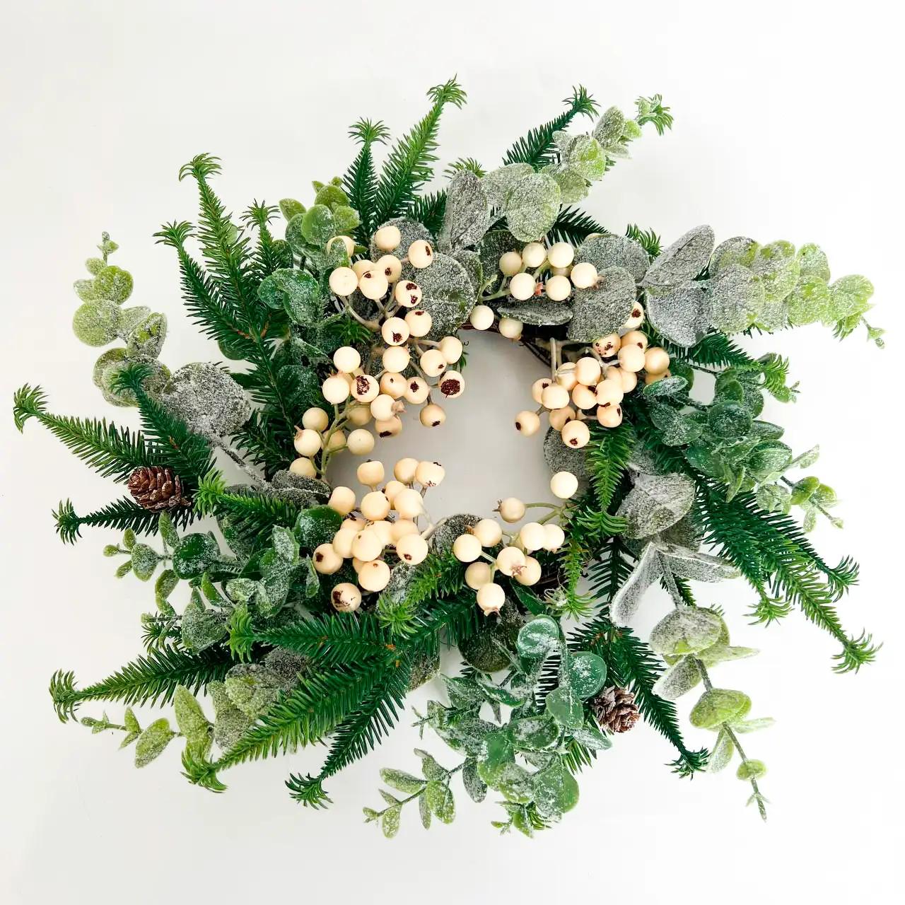 Рождественский венок «Winter Home», 40 см, искусственная хвоя, ПЭ