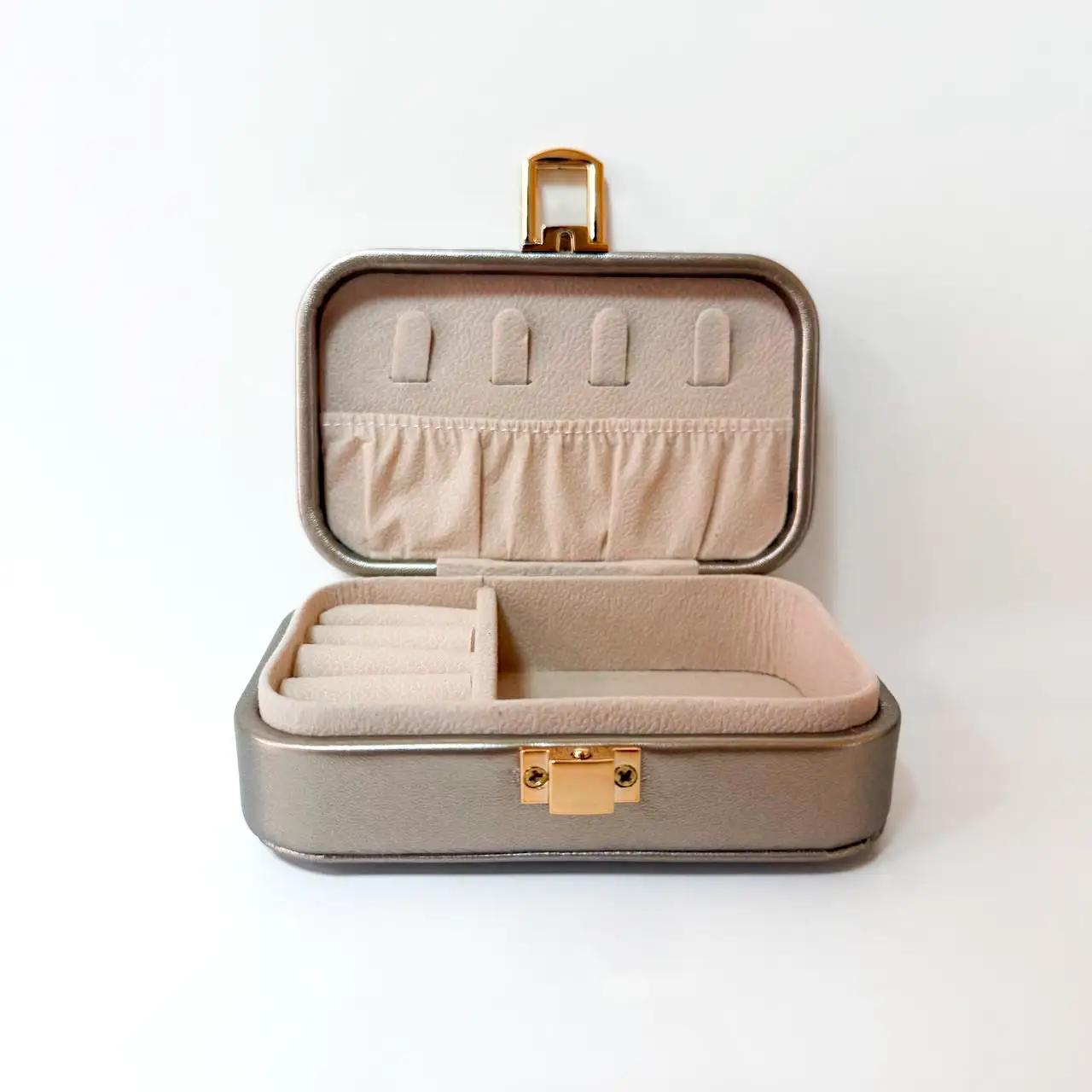 Soft Shine jewellery box, 12×7.5×4 cm, silver - Photo 2