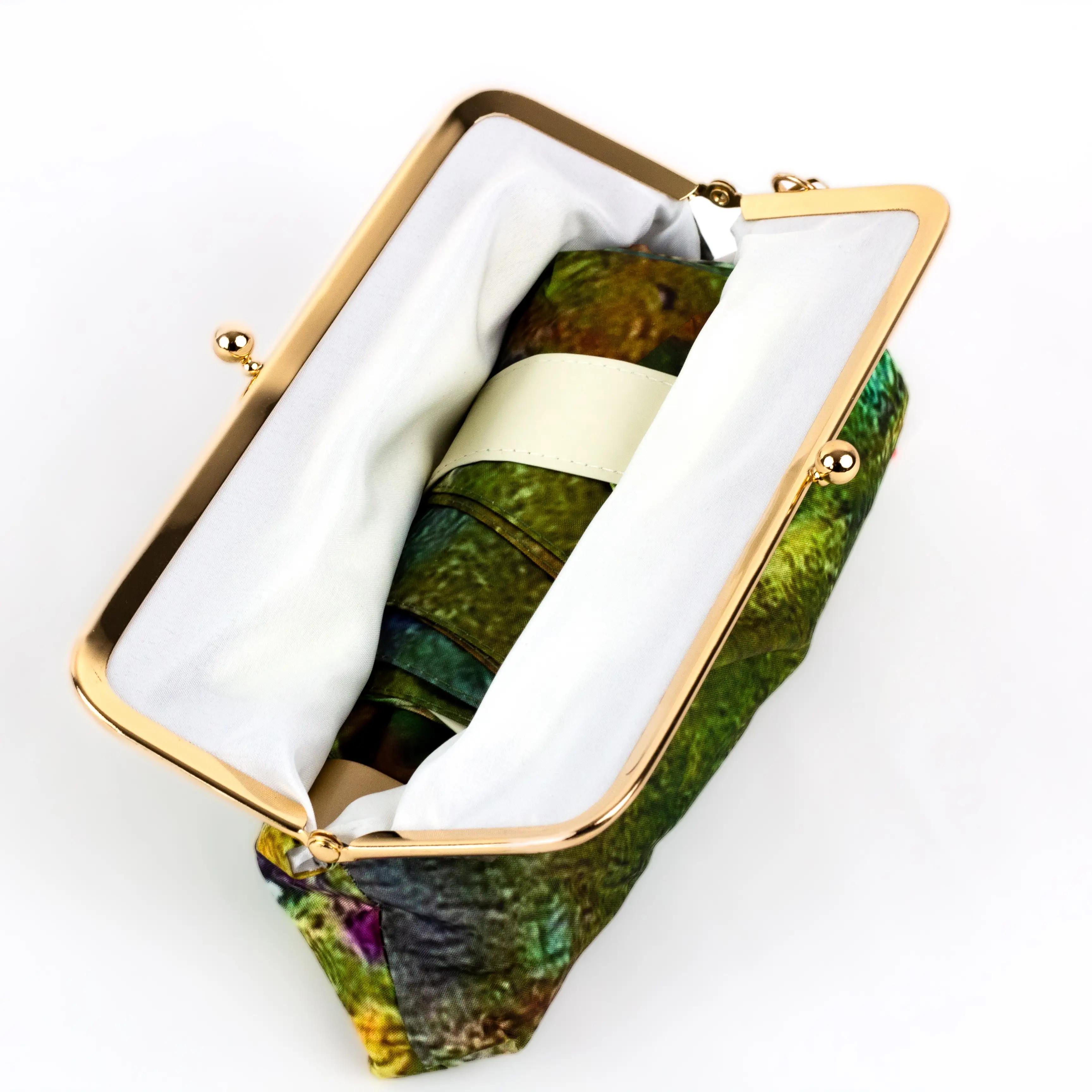 Парасоля механічна складна “Водяні лілії” — Umbrella Monet Precision Line - Фото 3