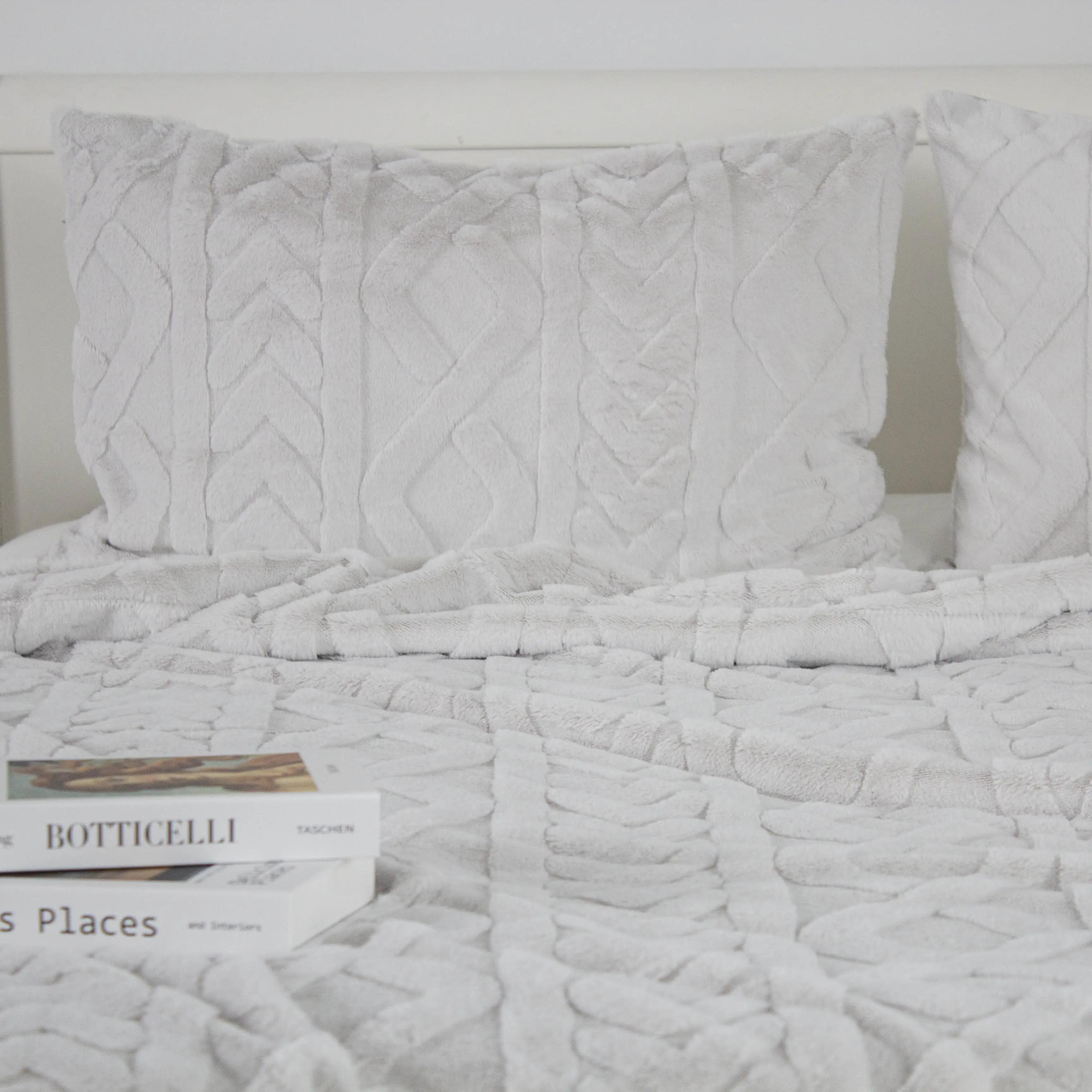 Bedspread TEP SOFT ANGORA with pillowcases, grey, 240x260 - Photo 4