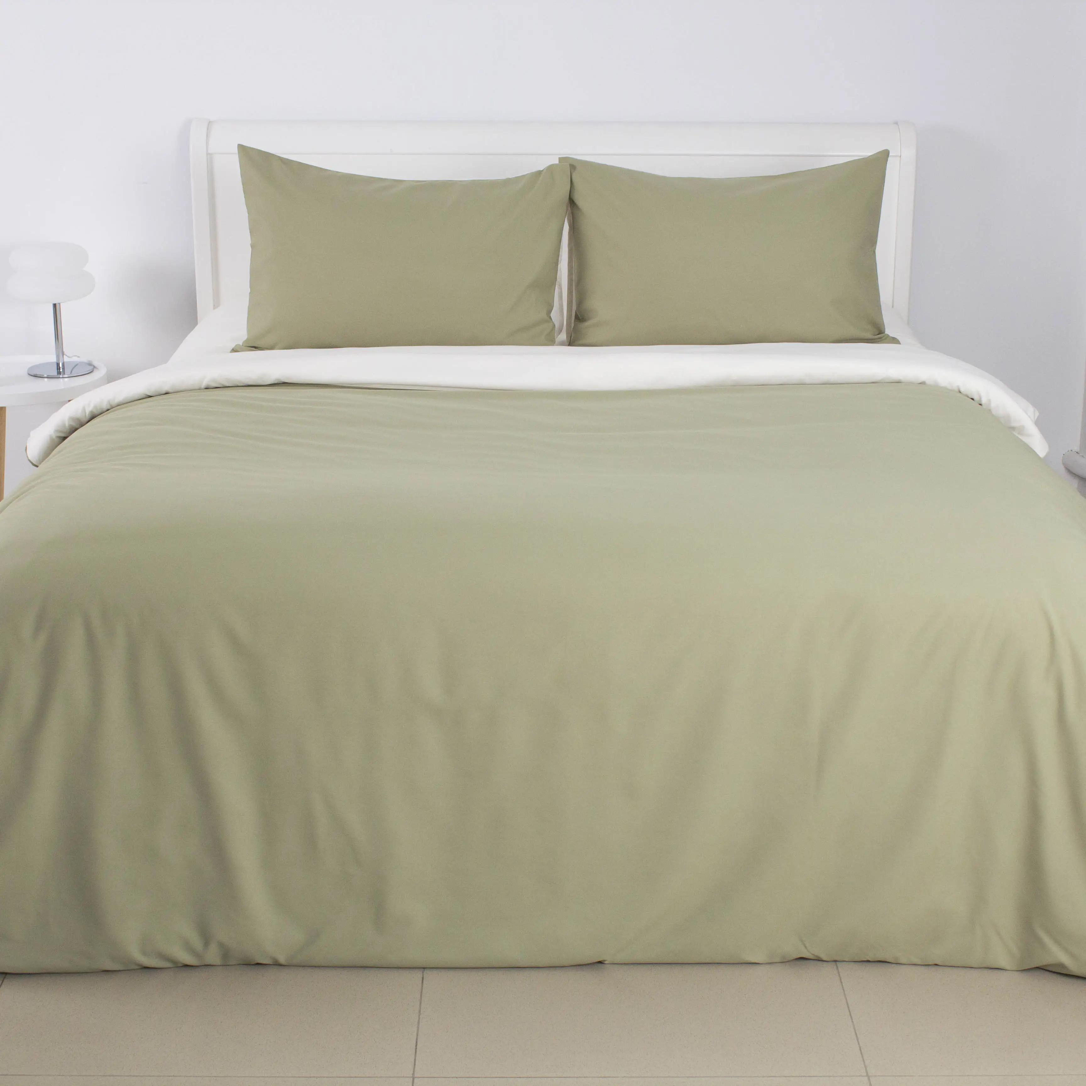Комплект постільної білизни Melluna Touch Olive, полуторна